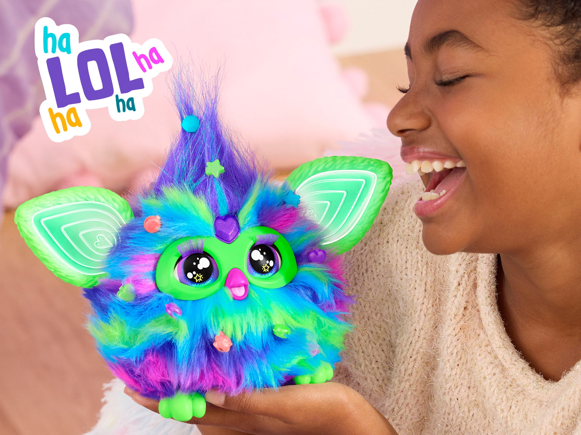 Hasbro Plüschfigur »Furby Galaxy (leuchtet im Dunkeln)«, mit Sound