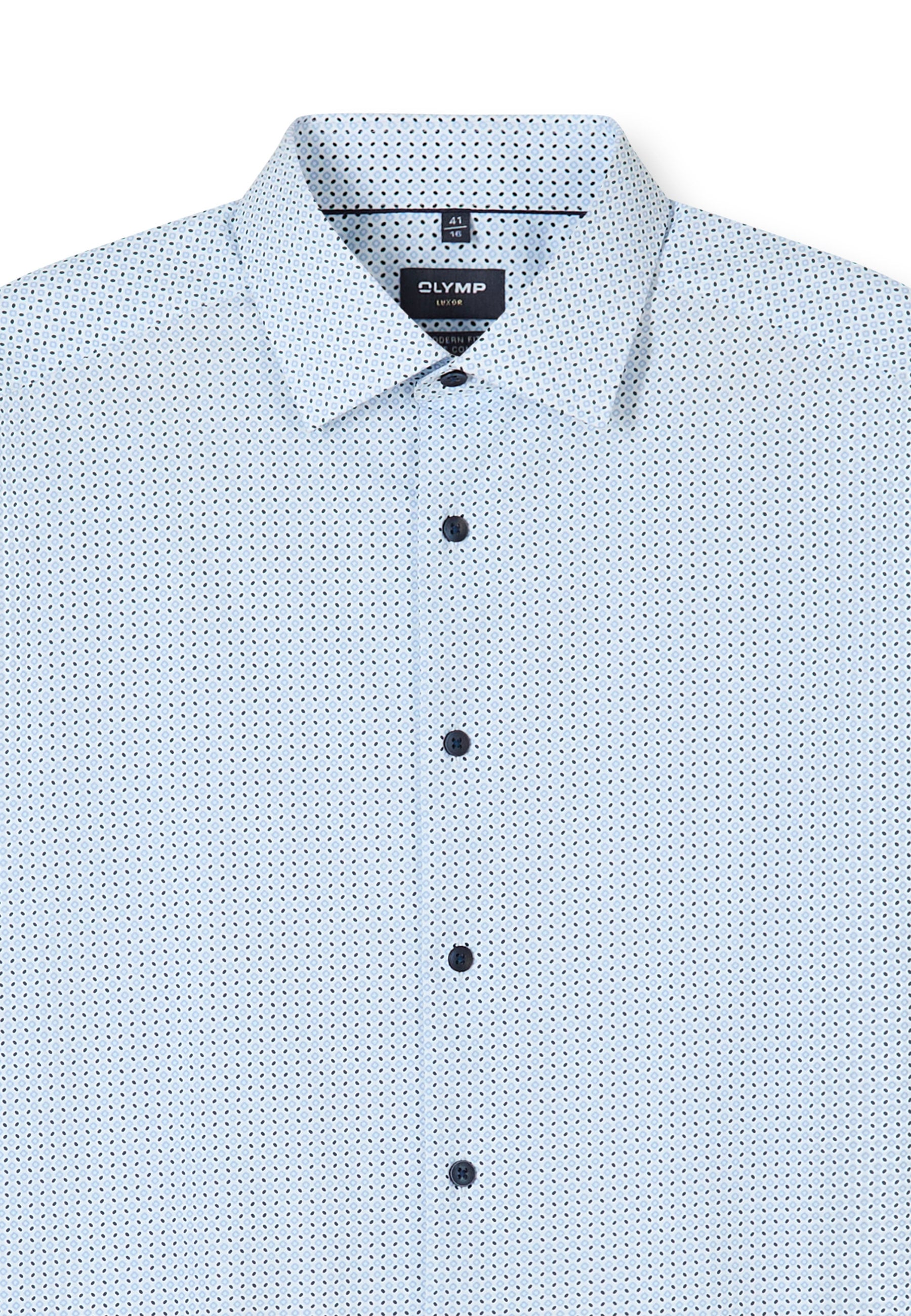 OLYMP Businesshemd »OLYMP Luxor 24/Seven, modern fit, New Kent mit extra langem Arm«