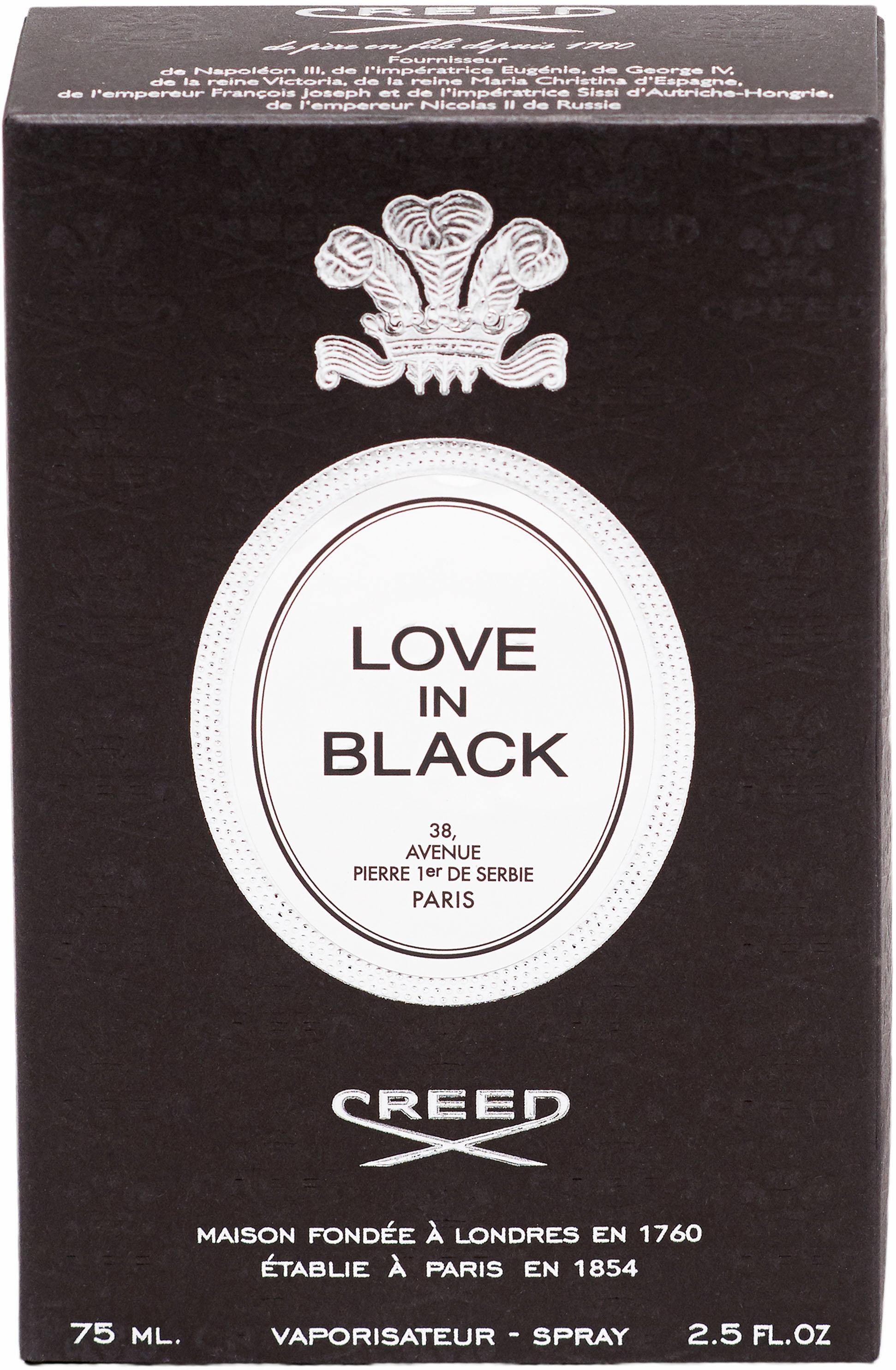 Creed Eau de Parfum »Love in Black«, mit eleganter und geheimnisvoller Ausstrahlung