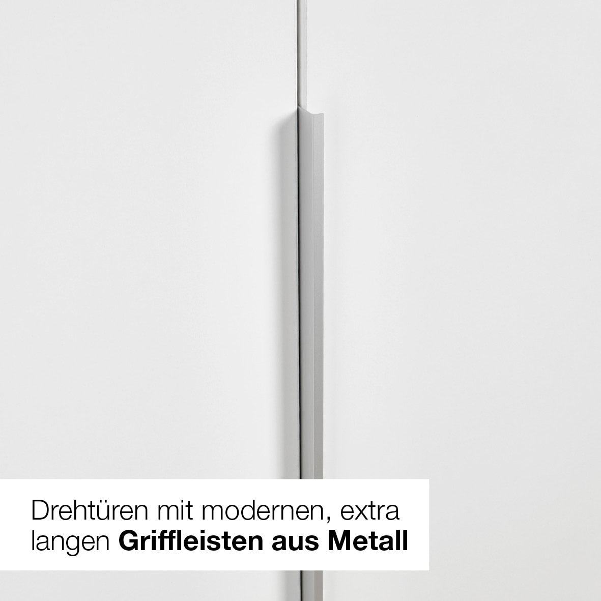 Wimex Kleiderschrank »Mugano, in vielen Breiten, 208 oder 236cm hoch, Made in Germany«, (mit langen oder kurzen Griffen aus Metall), wahlweise mit oder ohne Spiegel, mit Schubladen