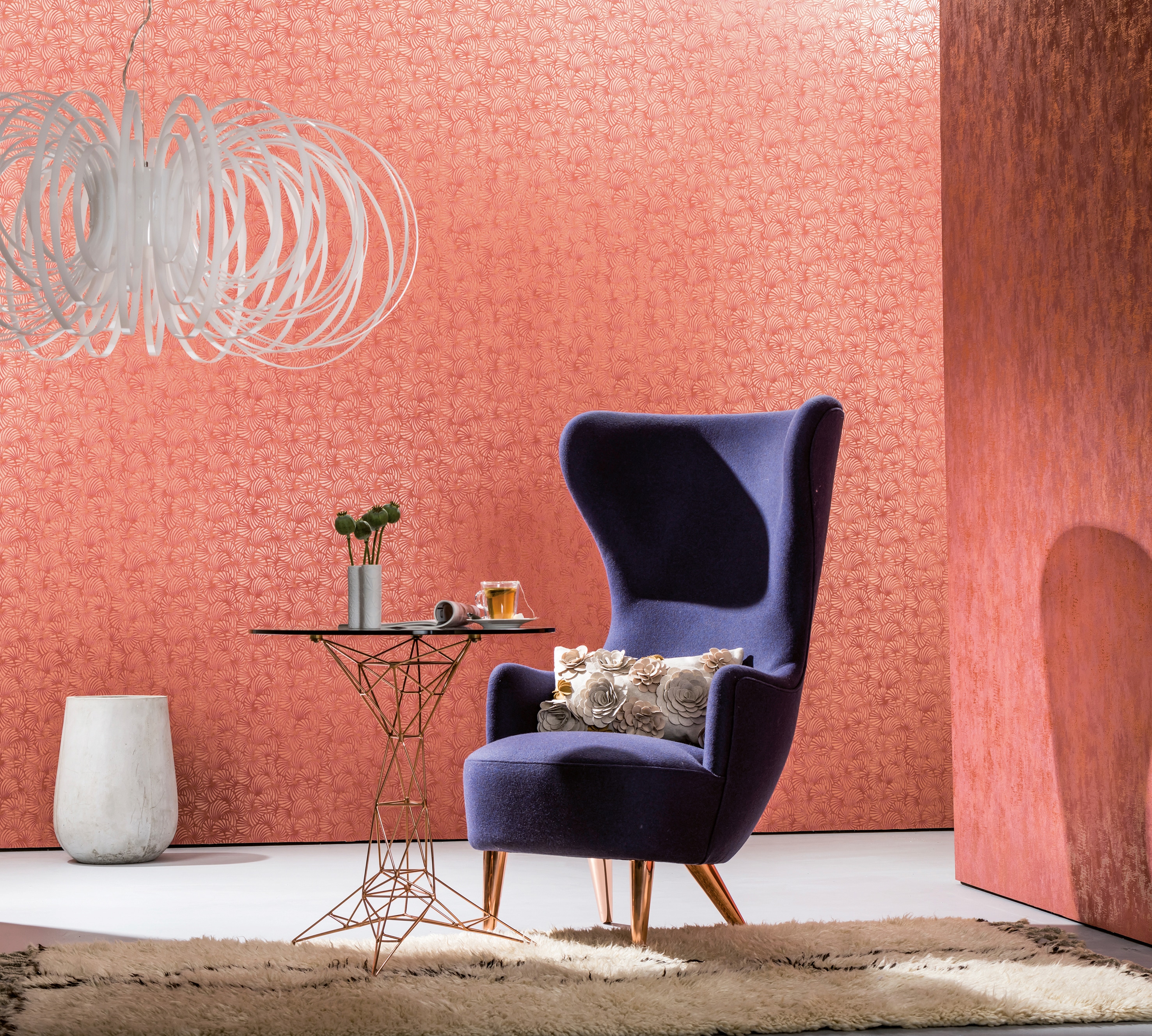 Marburg Vliestapete grafisch moderne Tapete für Wohnzimmer Schlafzimmer Küche