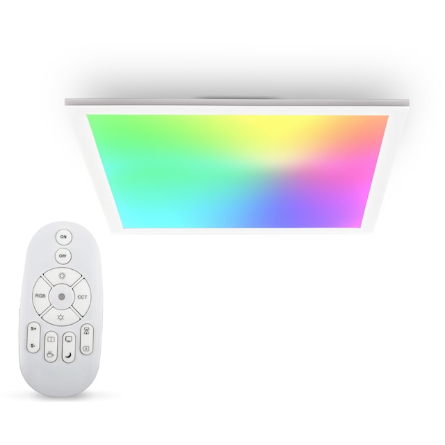 B.K.Licht Deckenleuchte, 1 flammig-flammig, LED Panel, Farbtemp. stufenlos  einstellbar, dimmbar, Fernbedienung | BAUR