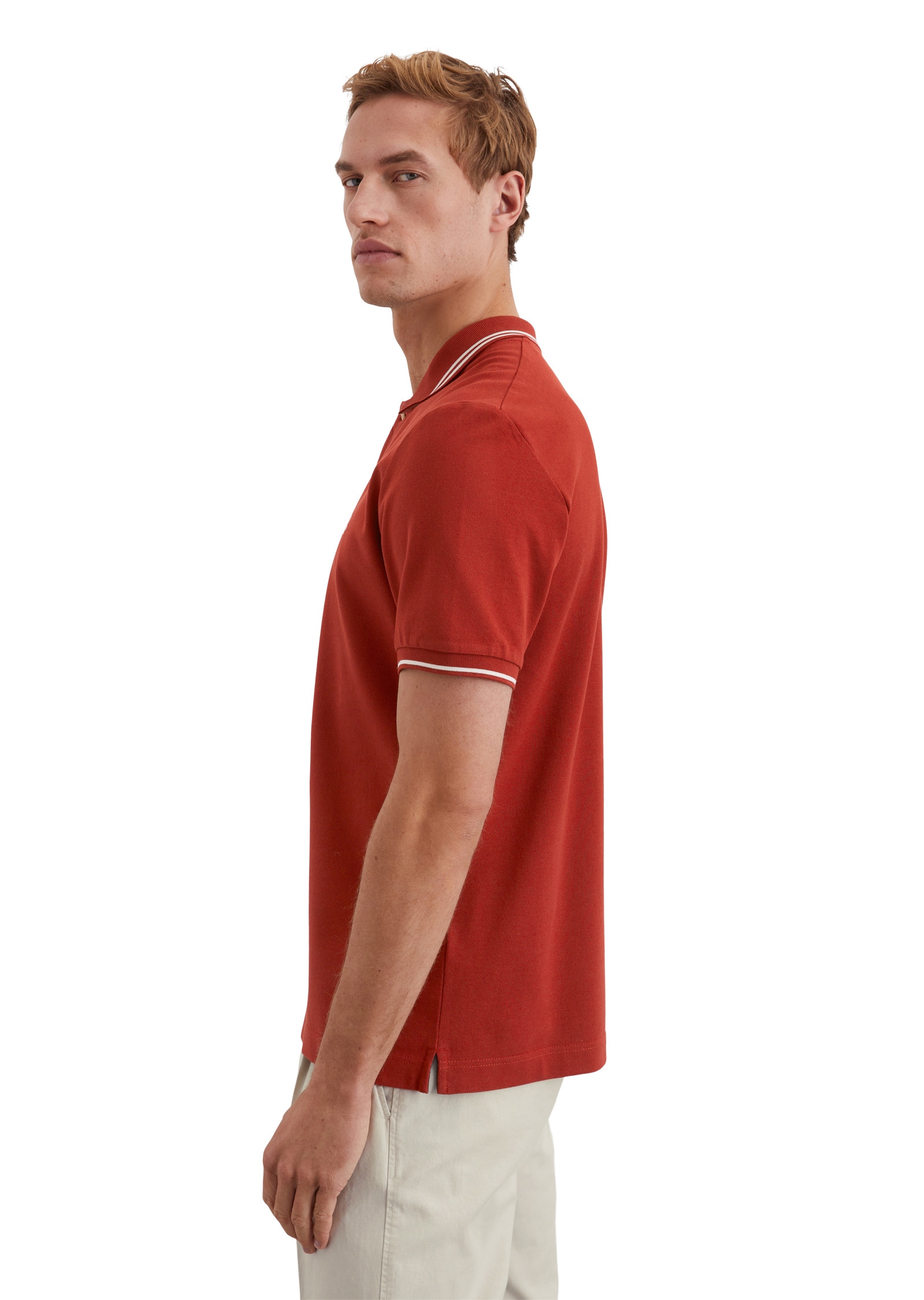 Marc OPolo Poloshirt "aus reiner Bio-Baumwolle" günstig online kaufen