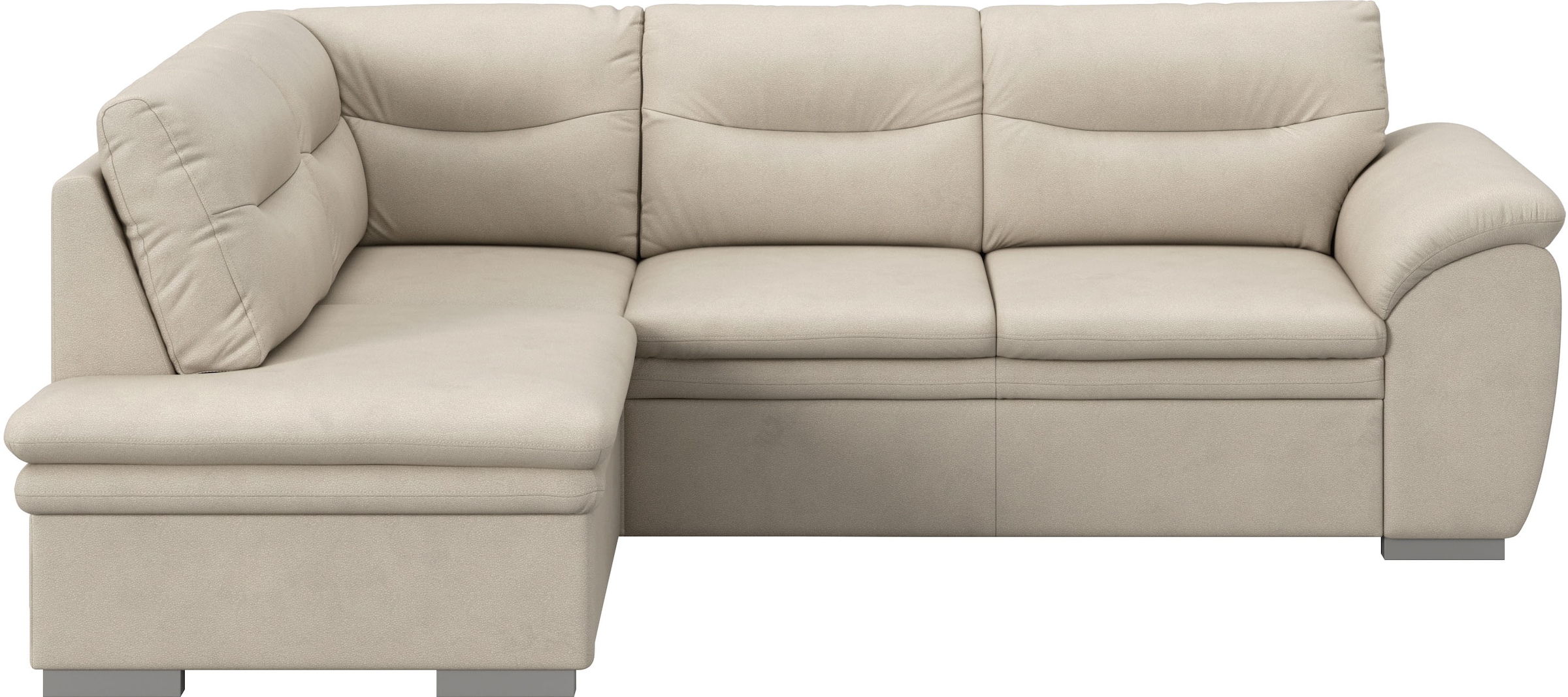 COTTA Ecksofa »Leandra L-Form«, wahlweise mit Bettfunktion & Bettkasten