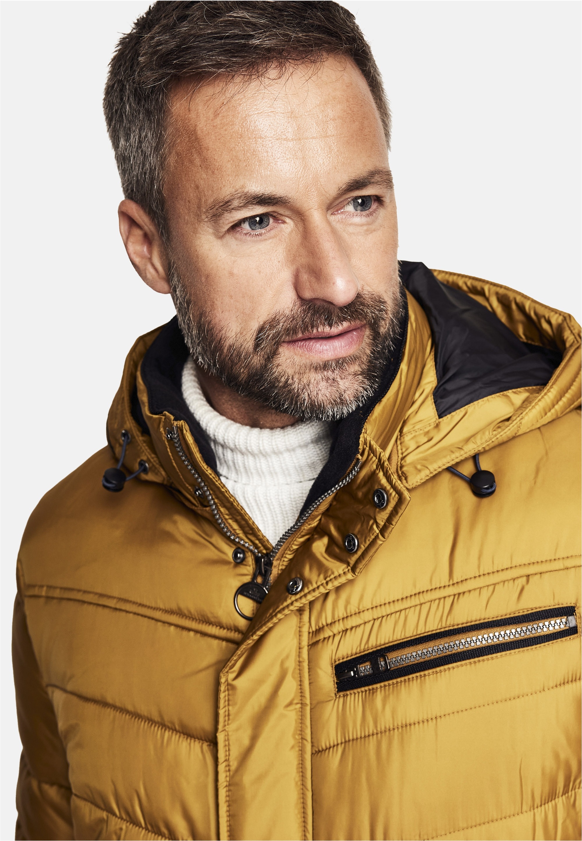 New Canadian Steppjacke, mit Fleece-Einsatz am Innenkragen