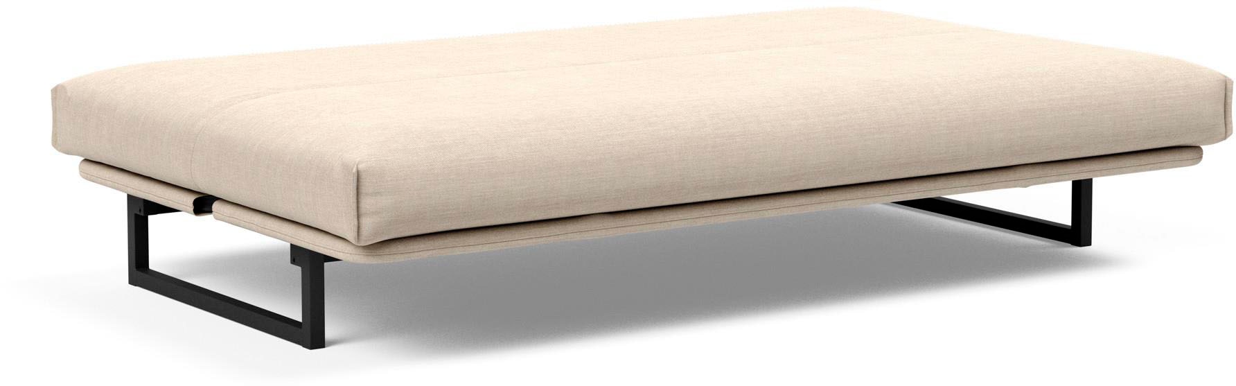 INNOVATION LIVING ™ Schlafsofa »Fraction Dauerschlaffunktion, schlicht und elegant, Industriedesign«, bequem, Rückenlehne 3-fach verstellbar