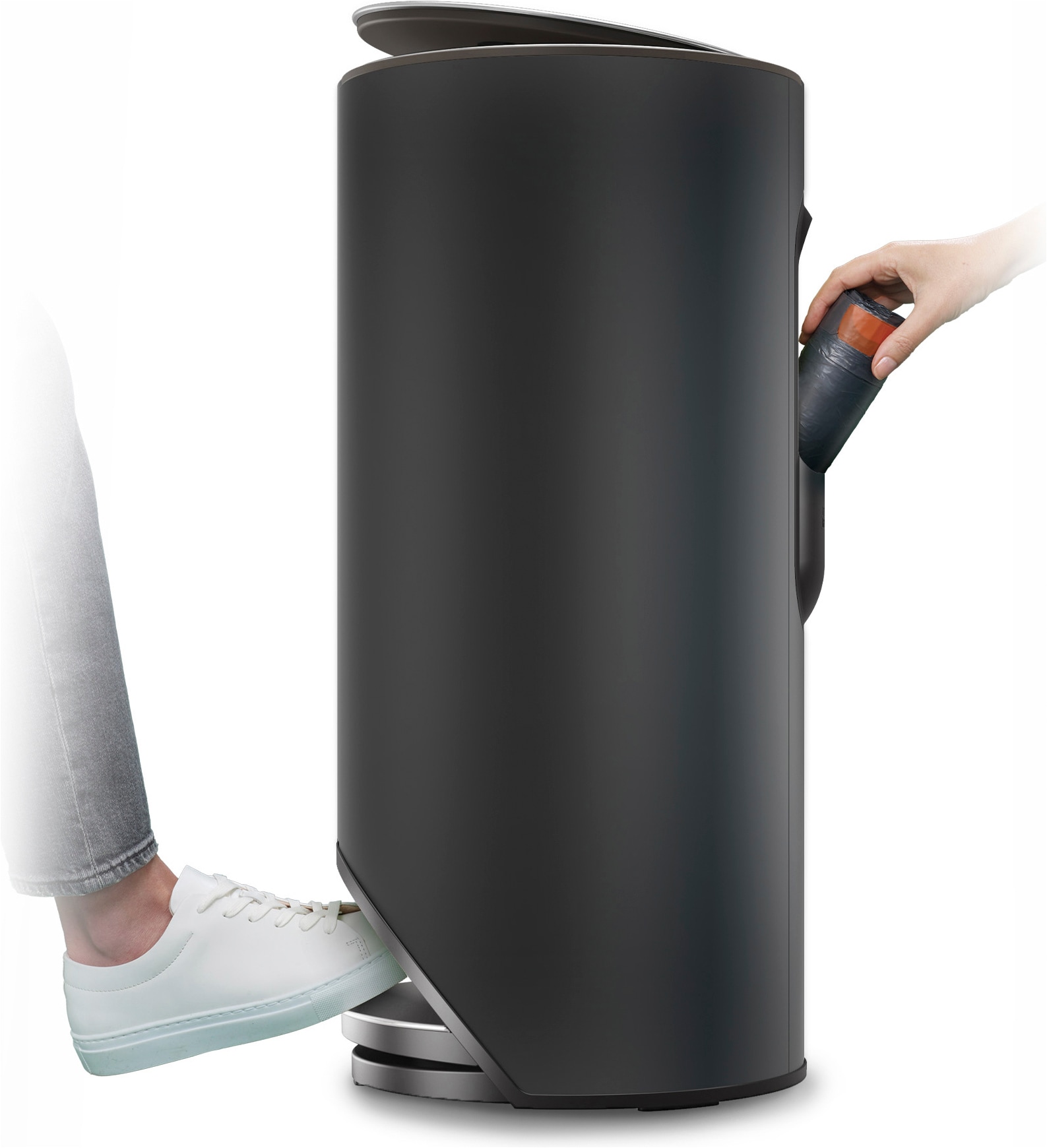 Joseph Joseph Mülleimer »Arc 30-Liter-Slimline-Treteimer« inkl. Integriertem Halter für Müllbeutel