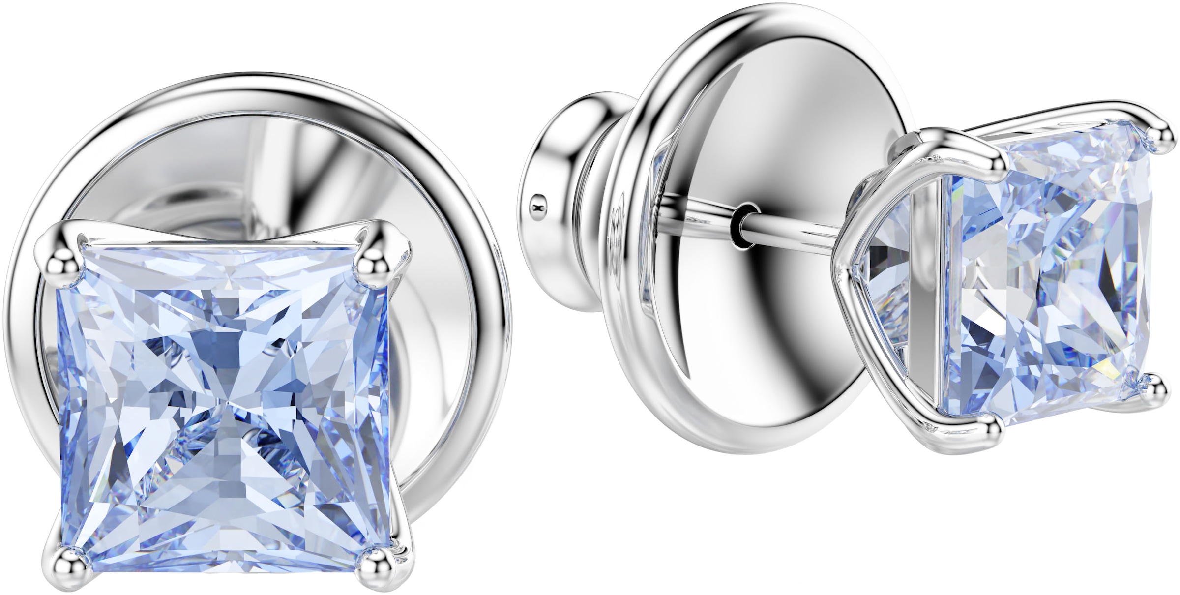 Swarovski Paar Ohrstecker »Stilla Square Attract, 5430365, 5723561«, mit Swarovski® Kristall, Zirkonia (synth.)