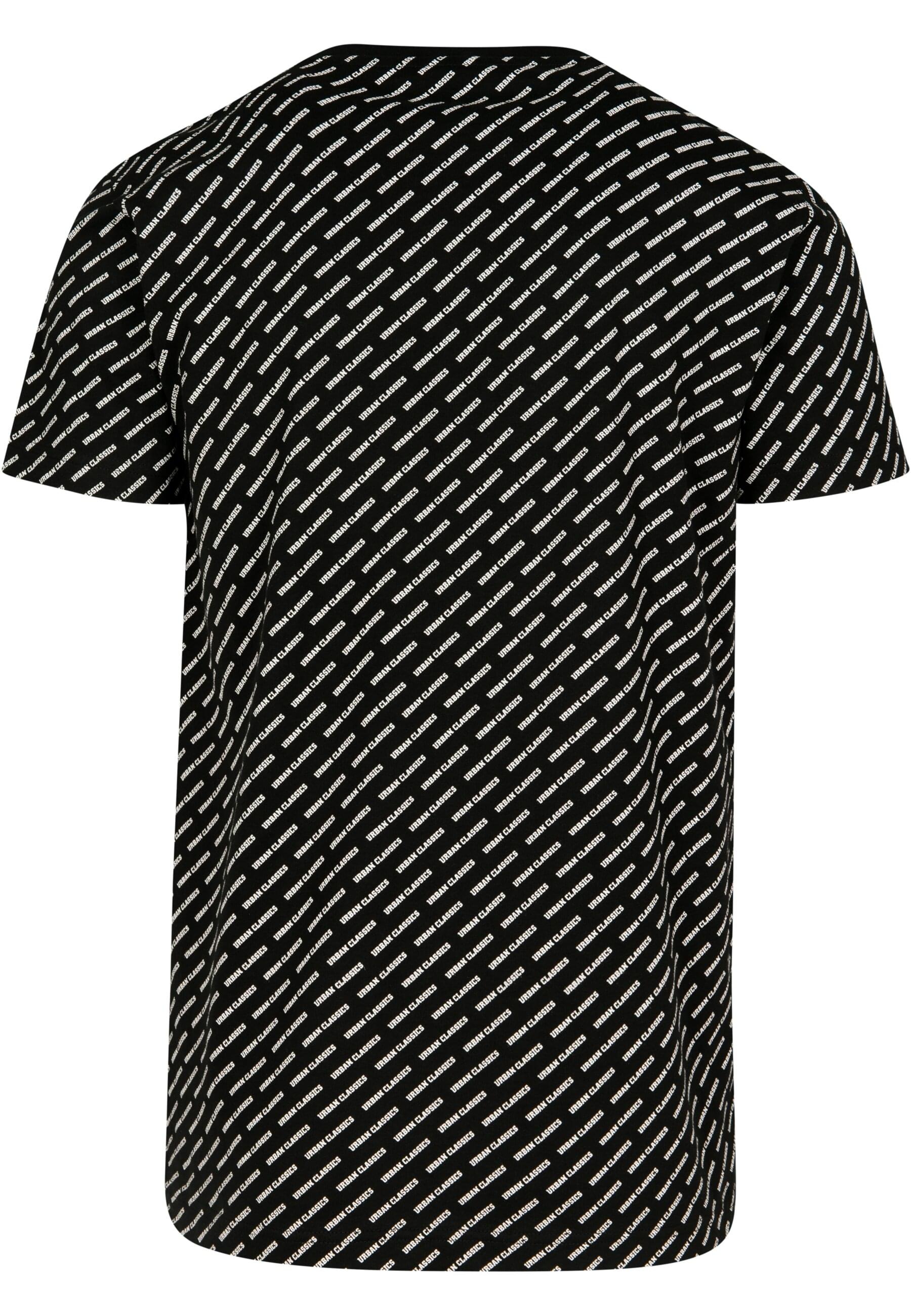 URBAN CLASSICS T-Shirt »Urban Classics Herren Allover Logo Tee«, (1 tlg.)