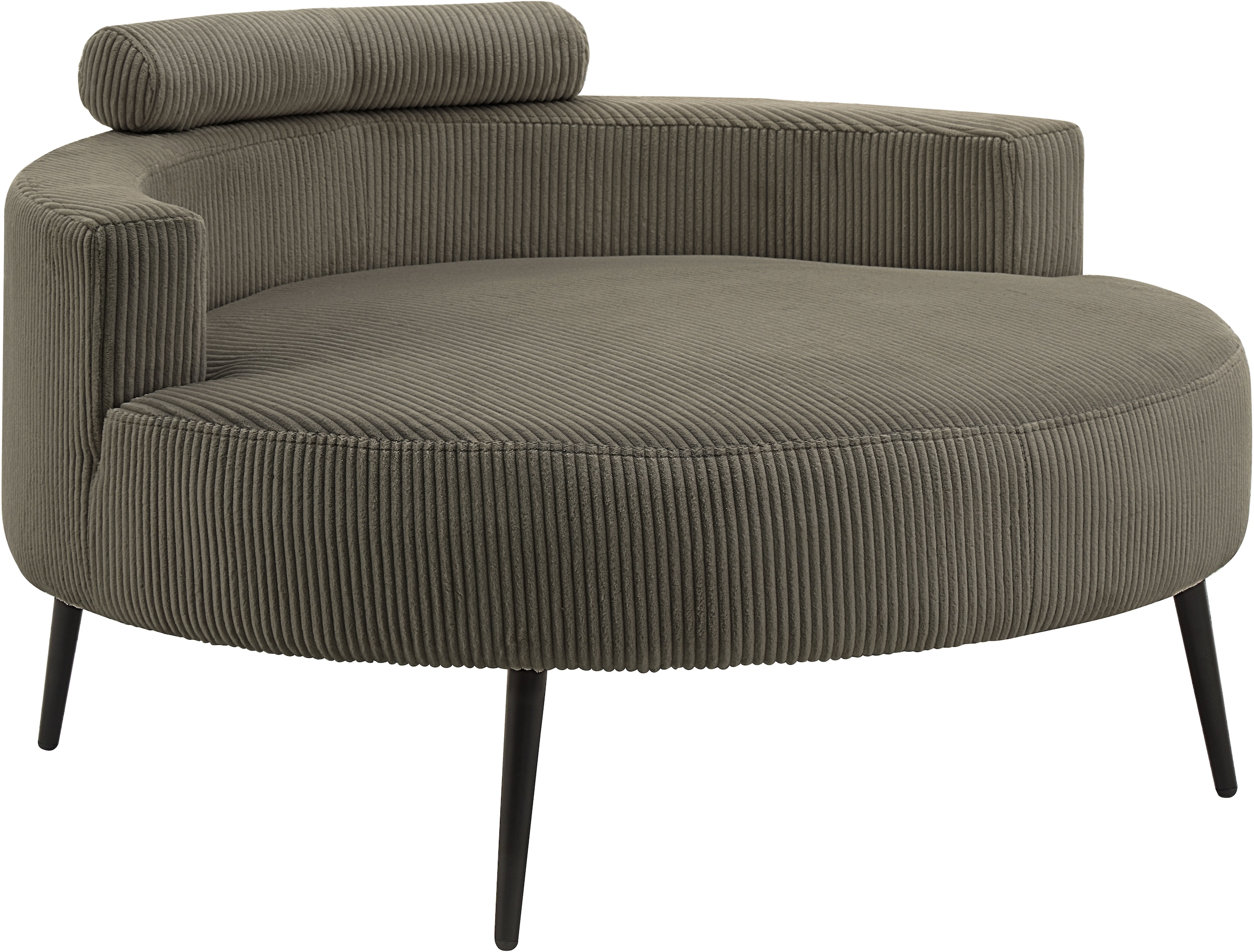 OTTO home Loveseat »Riko« Rückenstütze verstellbar, inklusive Stauraumhocker
