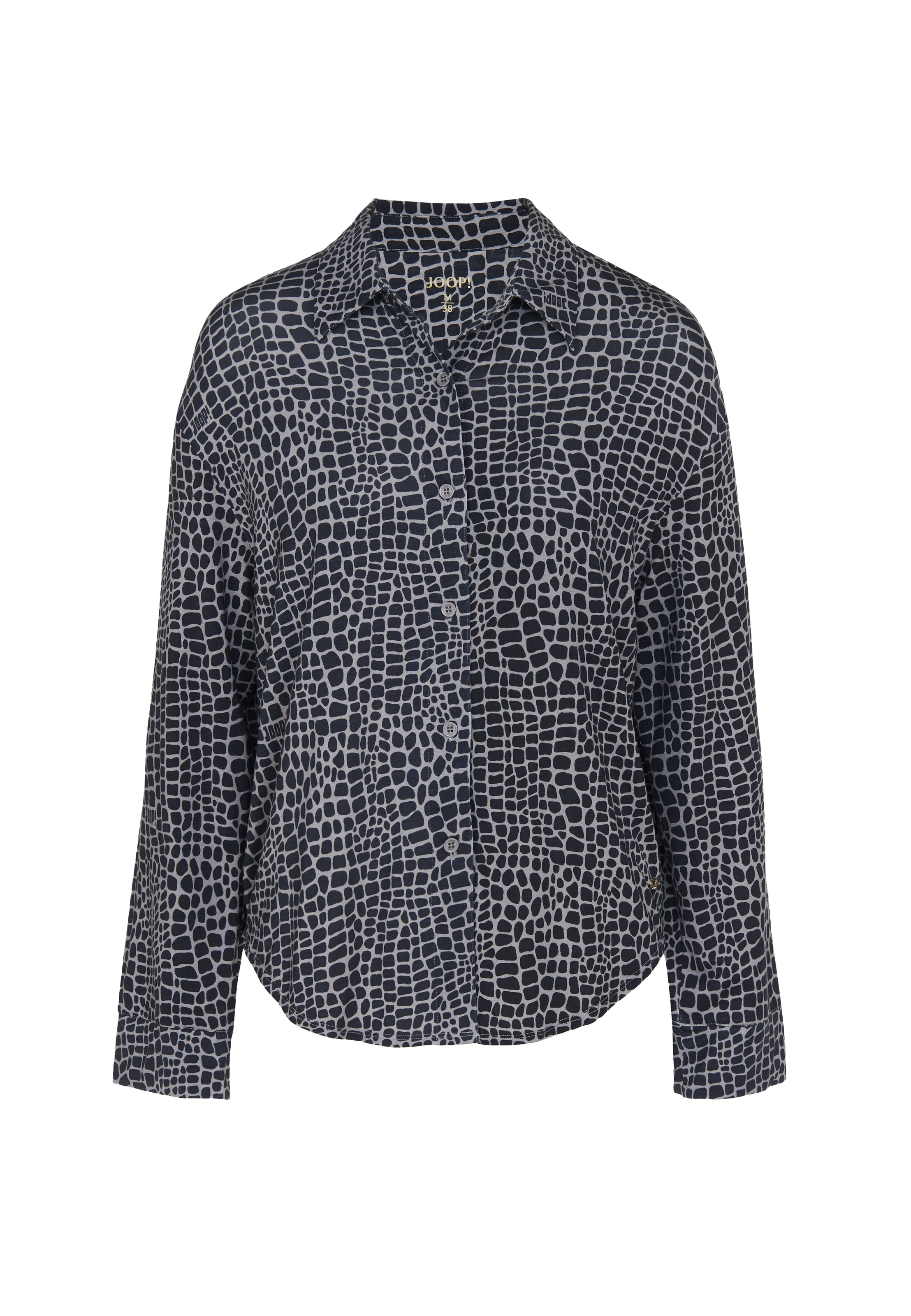 JOOP Pyjamaoberteil "Luxe Modal Printed" langärmelig, Modal-Mix, Knöpfe günstig online kaufen
