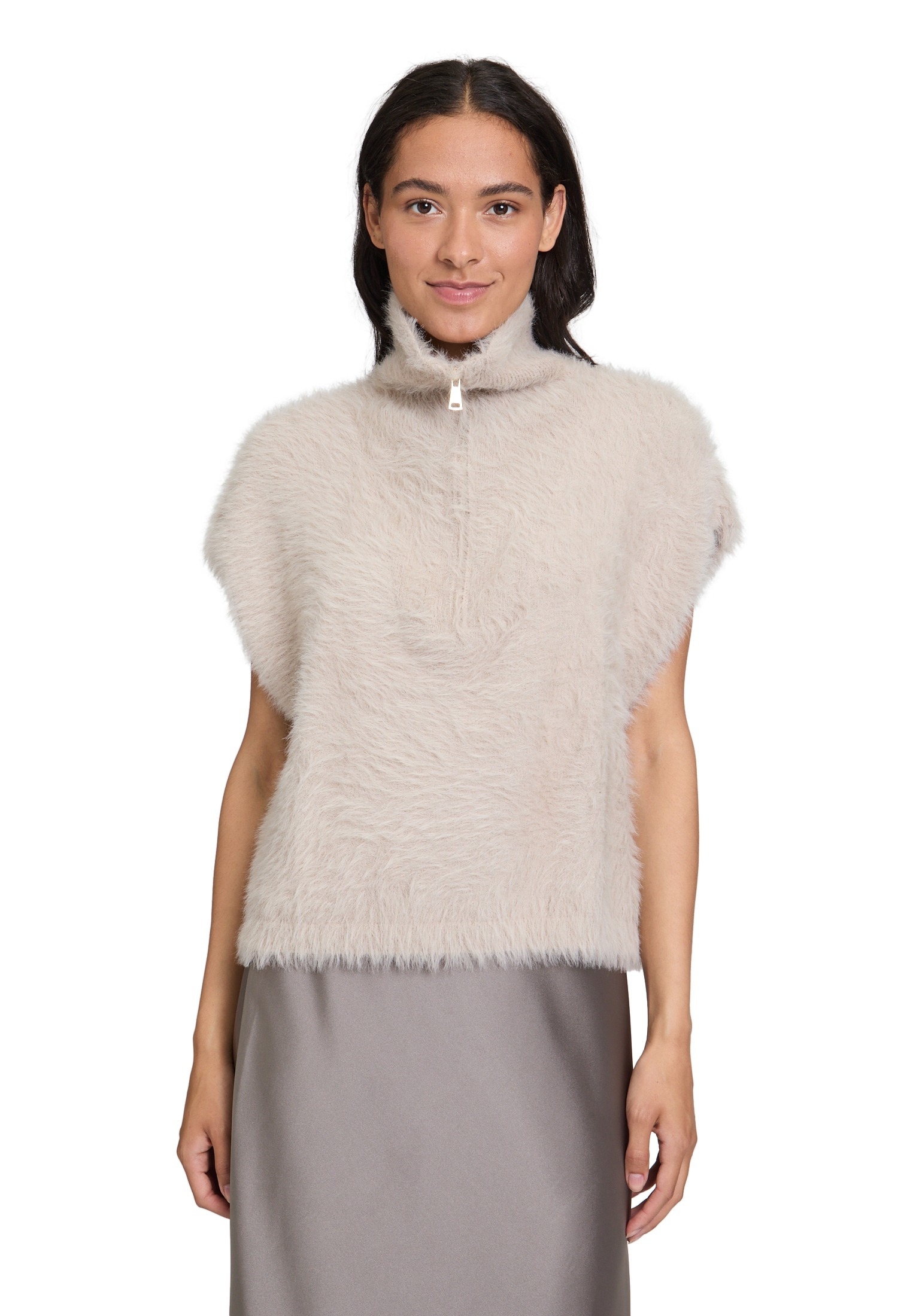 Cartoon Stricktop "Damen mit Reißverschluss" günstig online kaufen