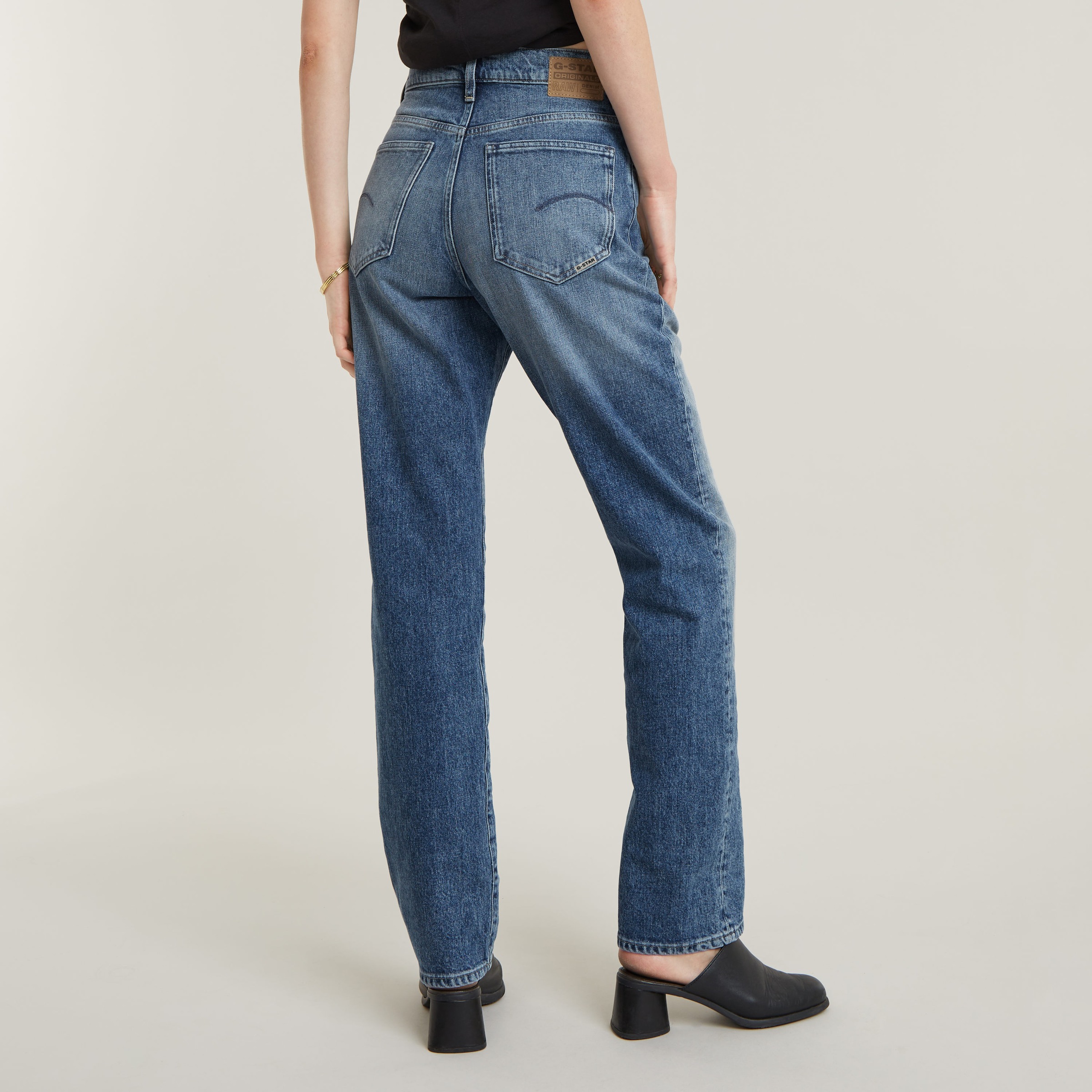 G-STAR High-waist-Jeans "Viktoria High Straight" günstig online kaufen