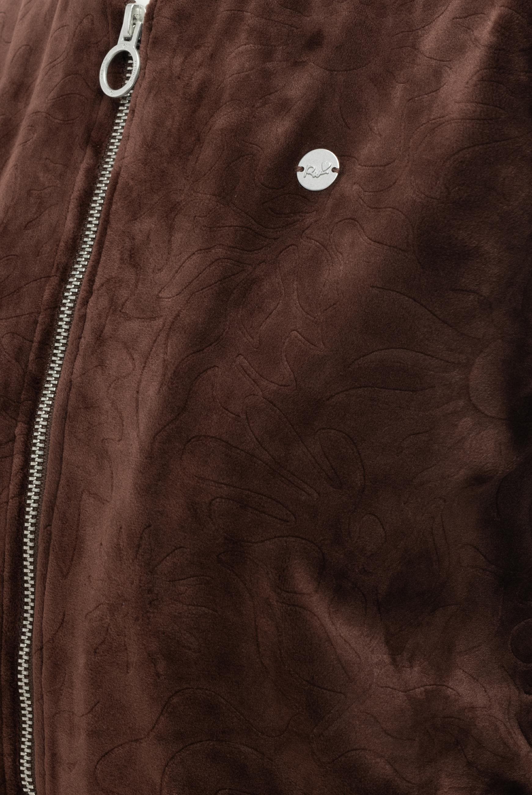 Ragwear Sweatjacke »Doron Embossed« Kuschelige Alltagsjacke in Samt-Optik