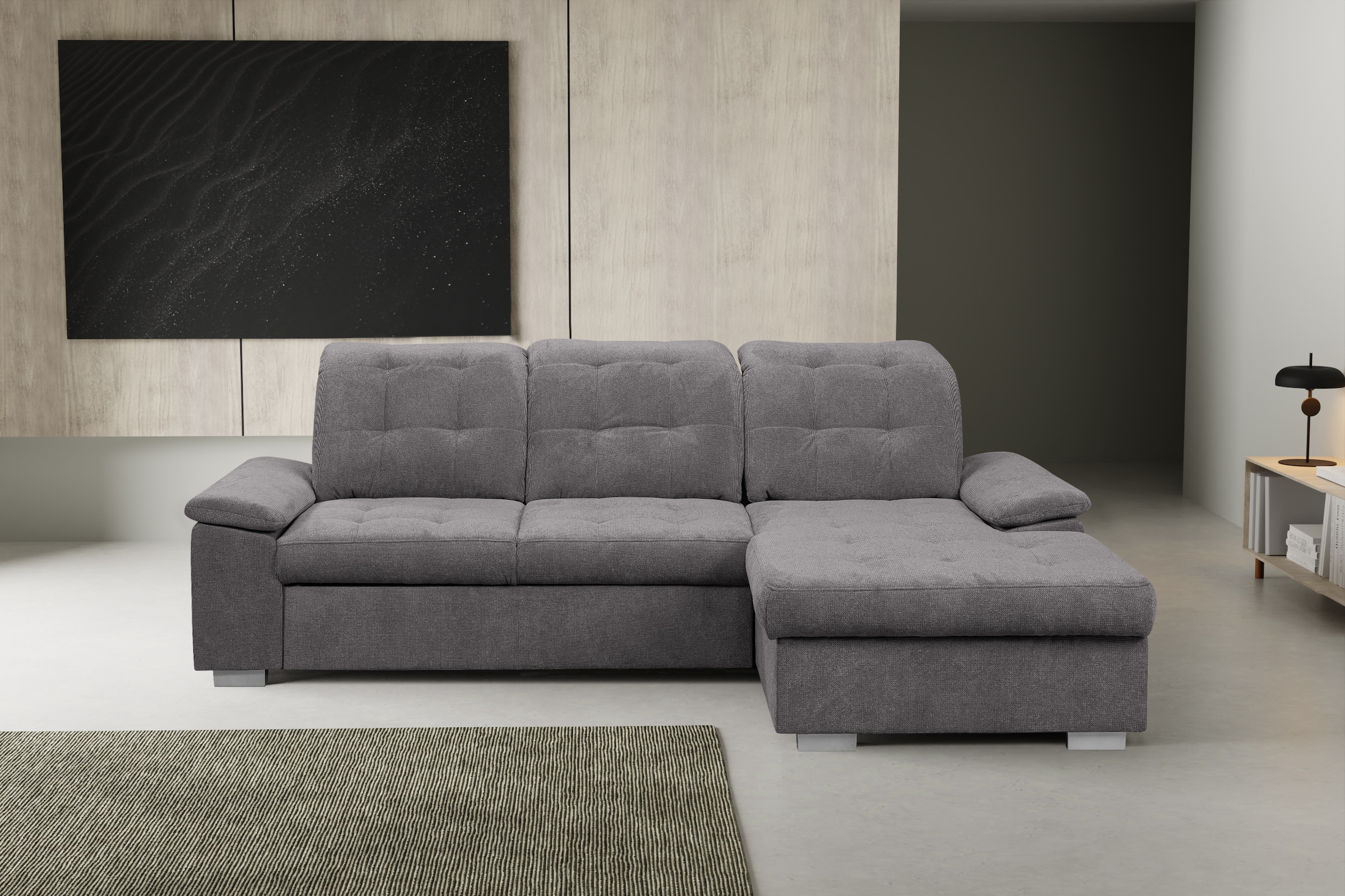 WERK2 Ecksofa Carmen, Sofa, Eckcouch mit Schlaffunktion, Bettkasten und Sit günstig online kaufen