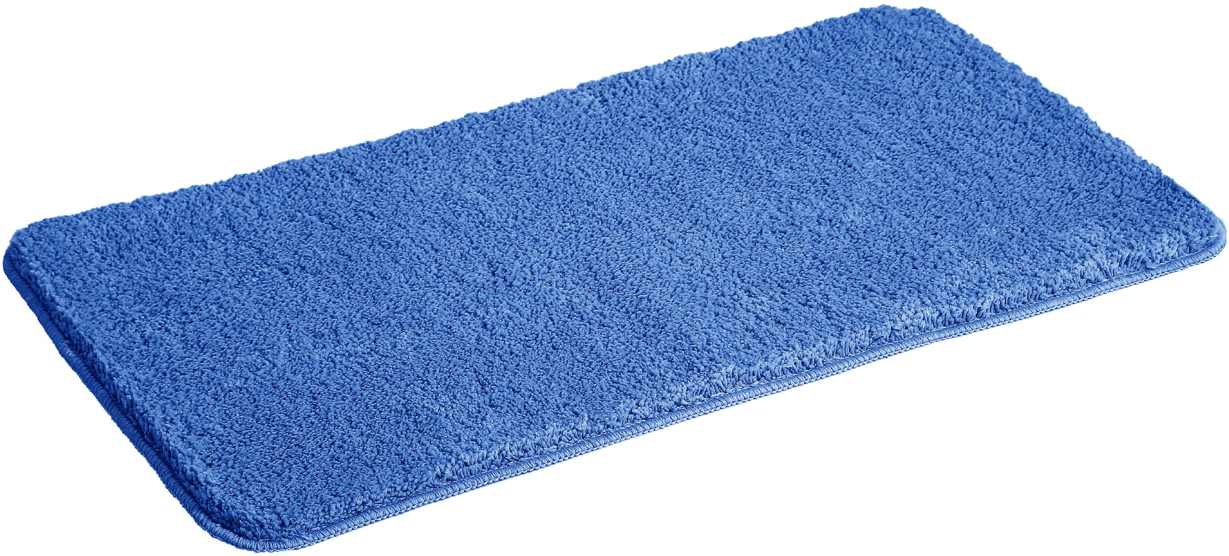 my home Badematte »Inga, Badezimmer Teppich, Badvorleger«, rutschhemmend beschichtet, schnell trocknend-strapazierfähig-fußbodenheizungsgeeignet, Badteppich, unifarben, weich, als halbrund und rechteckig erhältlich