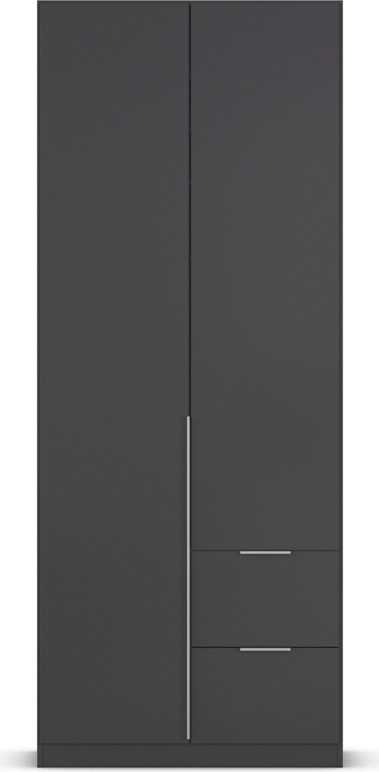 rauch Drehtürenschrank »Kleiderschrank Schrank Garderobe AGORDO mit Dekor- oder Hochglanzfront«, (in zwei Griff-Farben mit Dekor- oder Hochglanzfront), mit Außenschubkästen, in 6 Breiten und 2 Höhen MADE IN GERMANY