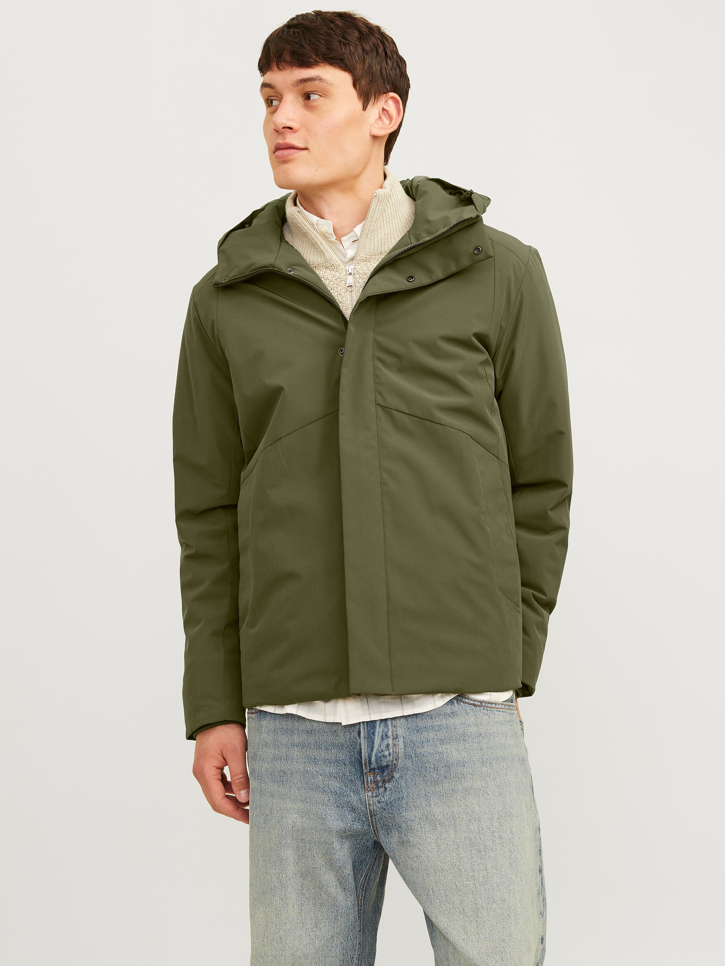 Jack & Jones Kurzjacke "JJEKEEN JACKET SN", mit Kapuze günstig online kaufen