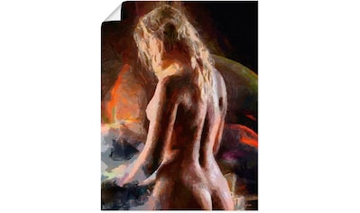 Poster »Nackt von hinten«, Erotische Bilder, (1 St.), als Alubild, Leinwandbild,...