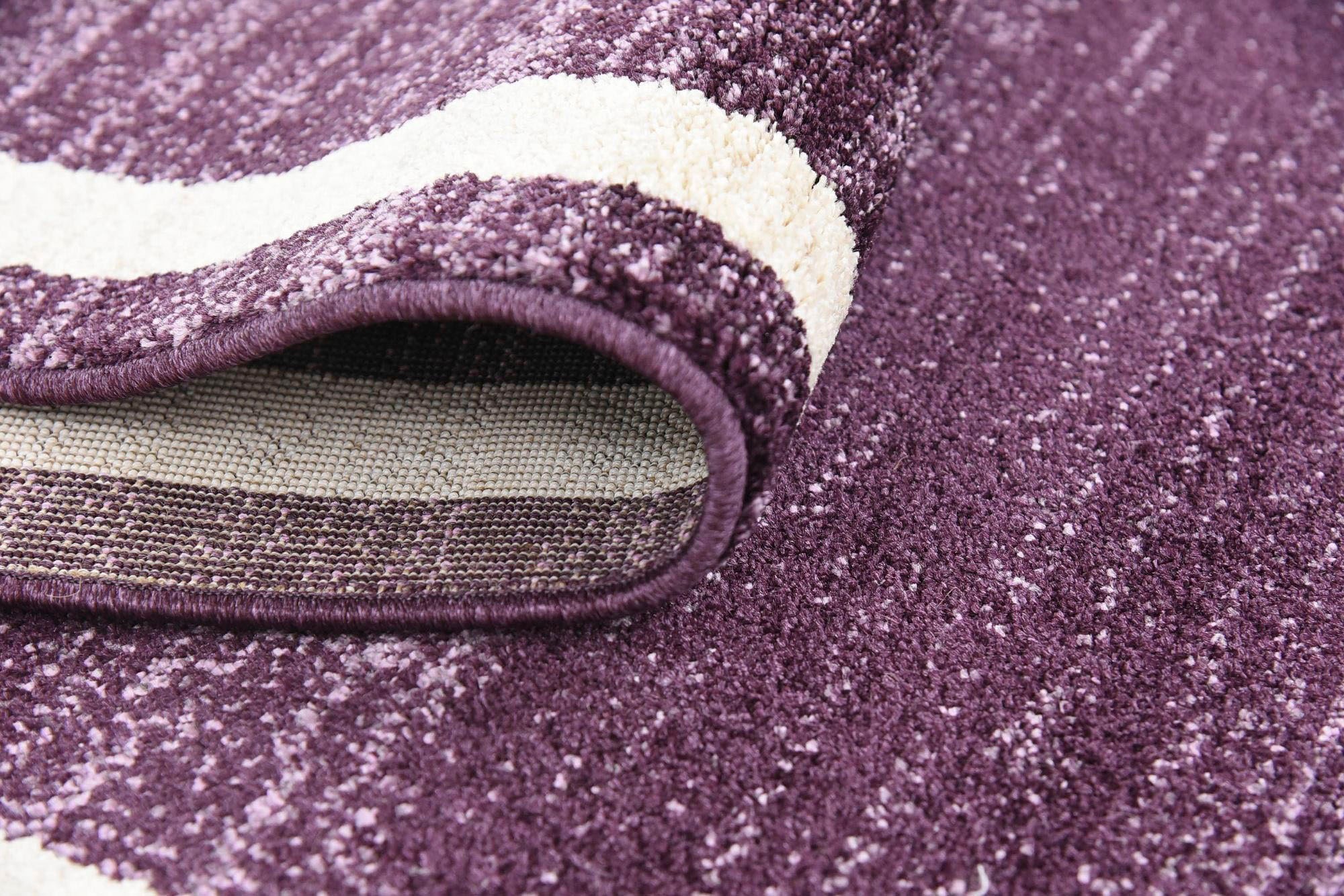 Myflair Möbel & Accessoires Teppich »Good Times, LAGERRÄUMUNG!«, rechteckig, 13 mm Höhe, Kurzflor, gewebt, melierte Optik, mit Bordüre