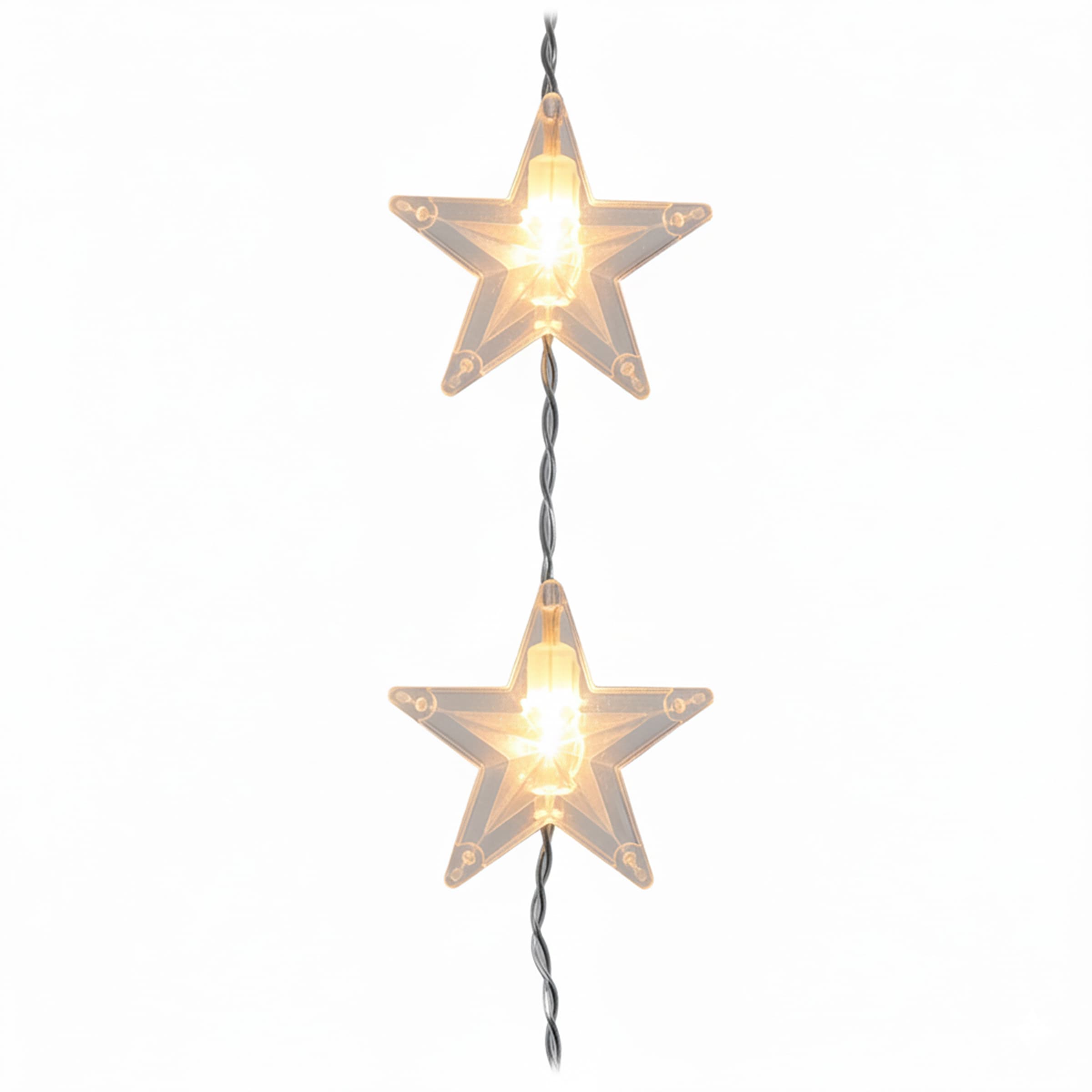 my home LED-Lichtervorhang »Alevia« 40 Stk.-flammig LED-Vorhangleuchten Sterne, Fensterdekoration, Timer