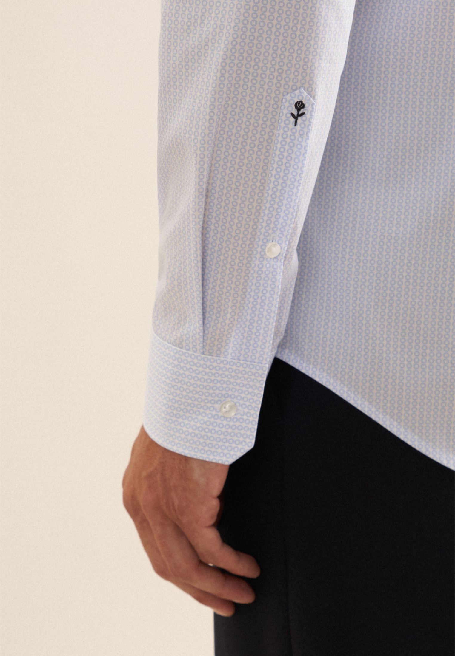seidensticker Businesshemd »X-Slim«, X-Slim Langarm Kentkragen Druck