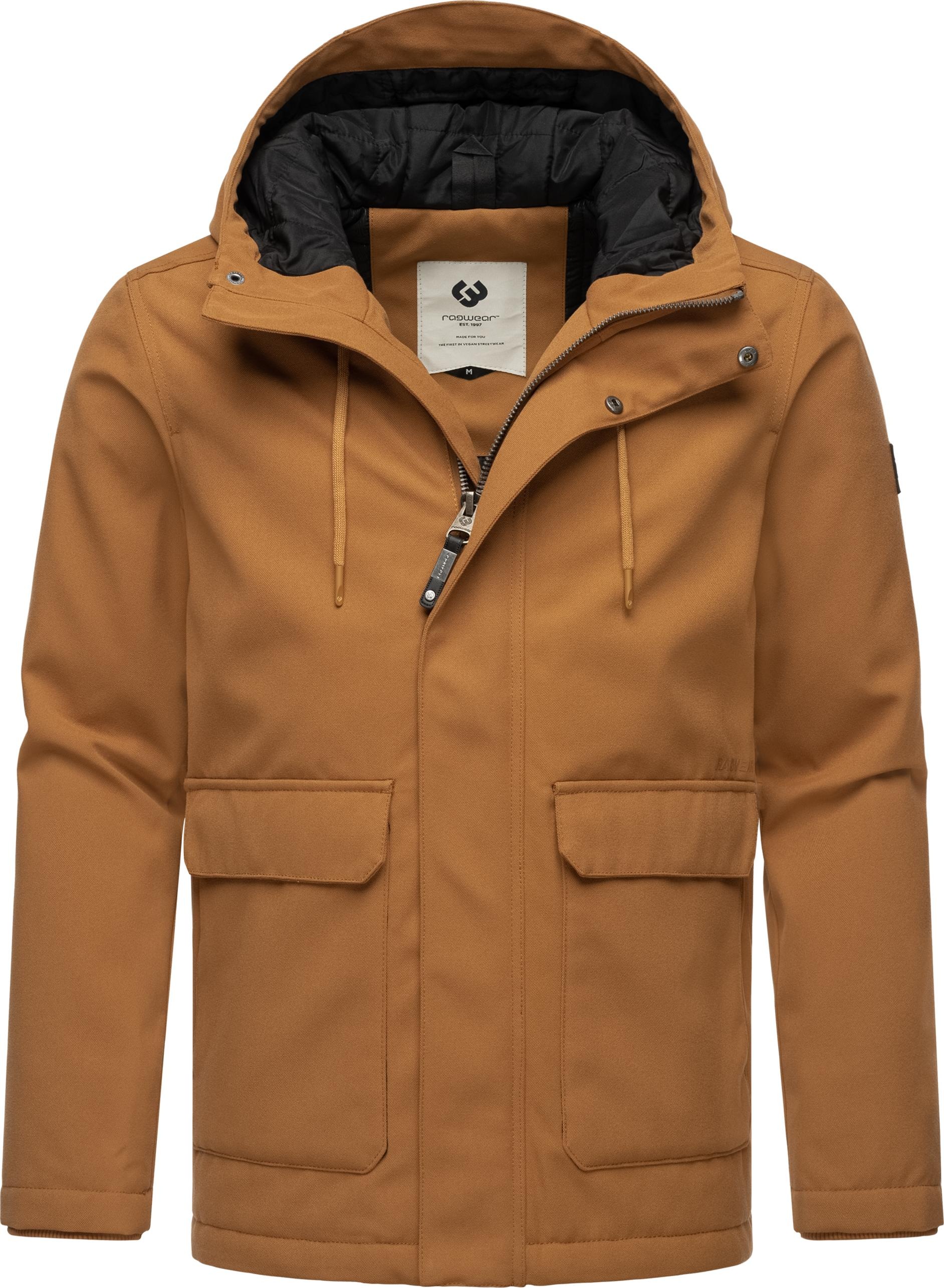 Ragwear Winterjacke »Mr Them«, mit Kapuze, stylische Herren Outdoorjacke mit großer Kapuze