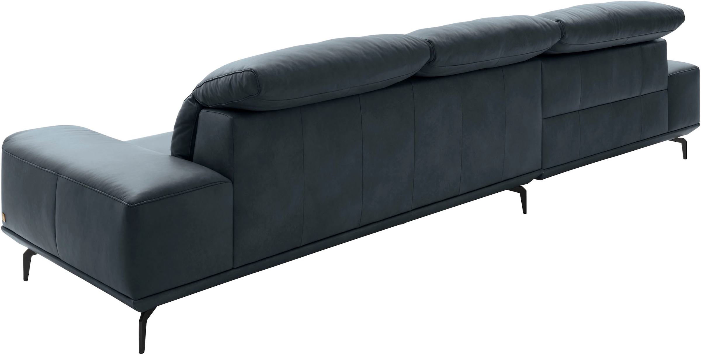 Musterring Wohnlandschaft »MR 2490«, Fuß schwarz, Sitzhöhe 48cm, wahlweise mit Funktionen, Maße 342x207 cm