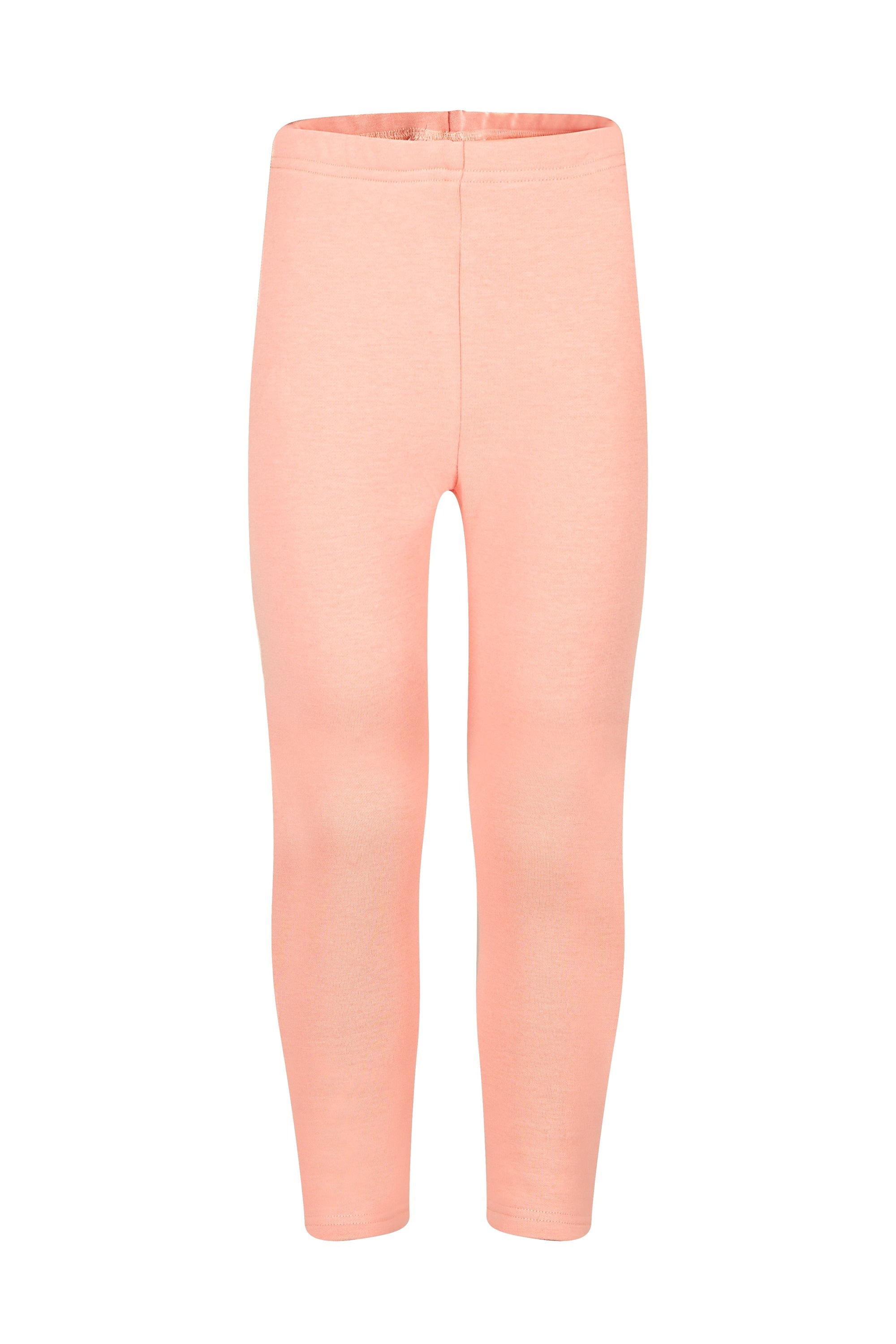 Leggings HAPPY GIRLS, Mädchen, Gr. 116, N-Gr, pink (salmon pink), Strick, Obermaterial: 60% Polyester, 35% Baumwolle, 5% Elasthan, unifarben, eng knöchellang, Hosen Leggings, wärmend und elastisch