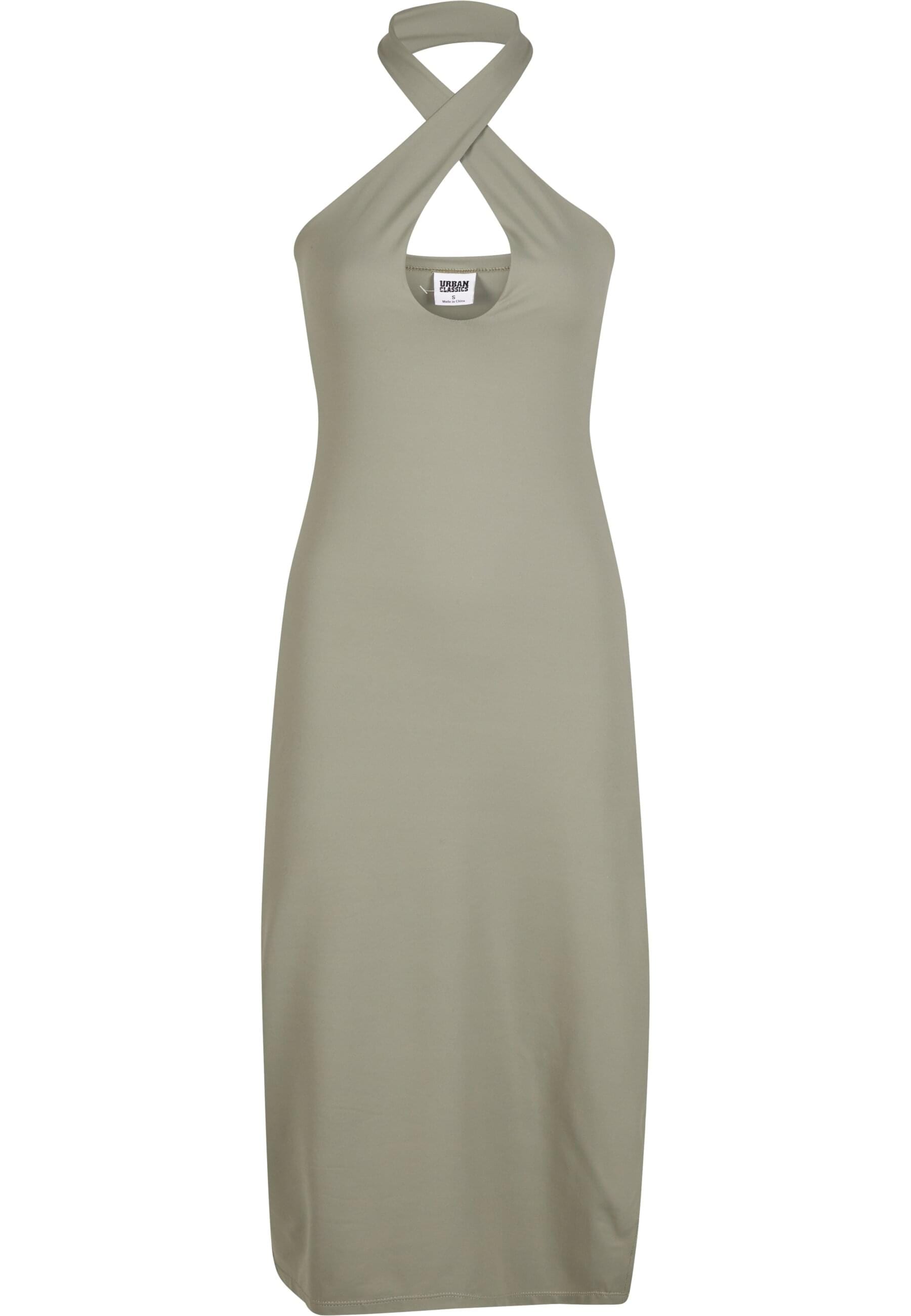 URBAN CLASSICS Shirtkleid "Urban Classics Ladies Crossed Neckholder Dress", günstig online kaufen