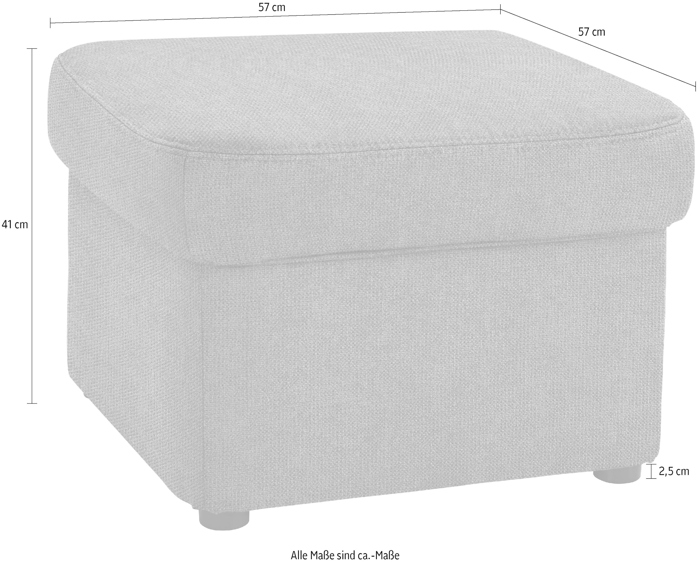 DOMO collection Hocker »Papenburg« in großer Farbvielfalt