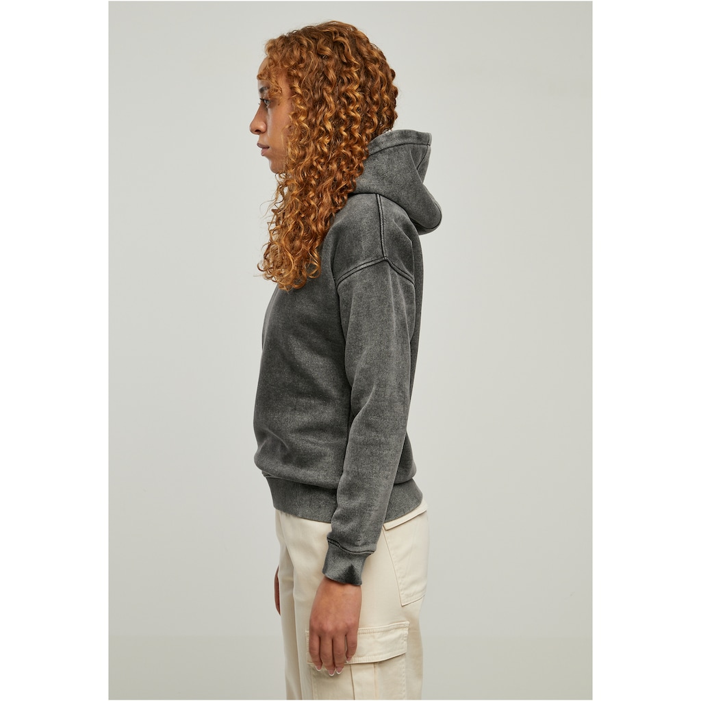 URBAN CLASSICS Kapuzenpullover »Urban Classics Damen Ladies Stone Washed Hoody«, (1 tlg.)