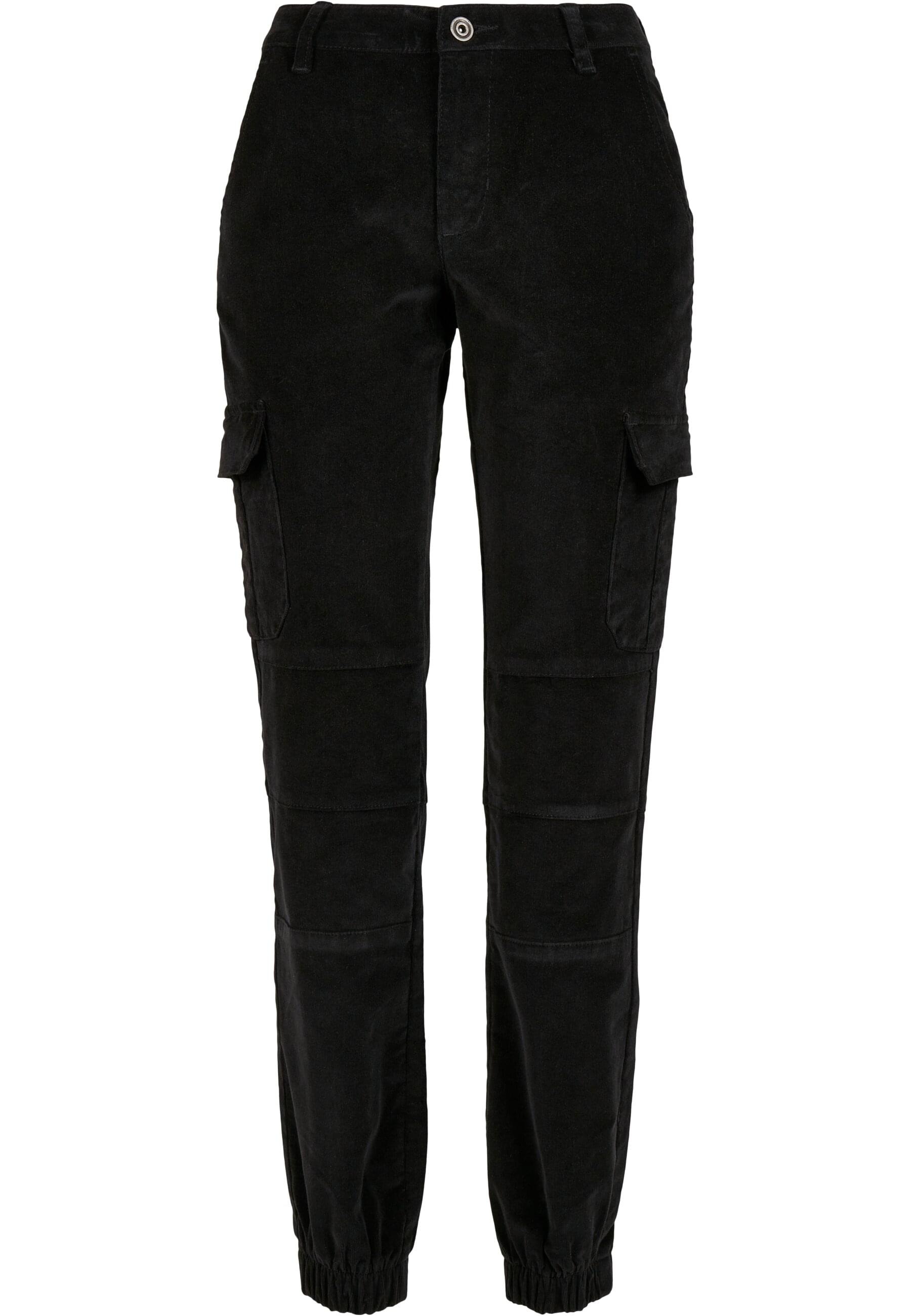 URBAN CLASSICS Cargohose »Urban Classics Damen Ladies High Waist Cargo Corduroy Pants«, (1 tlg.)