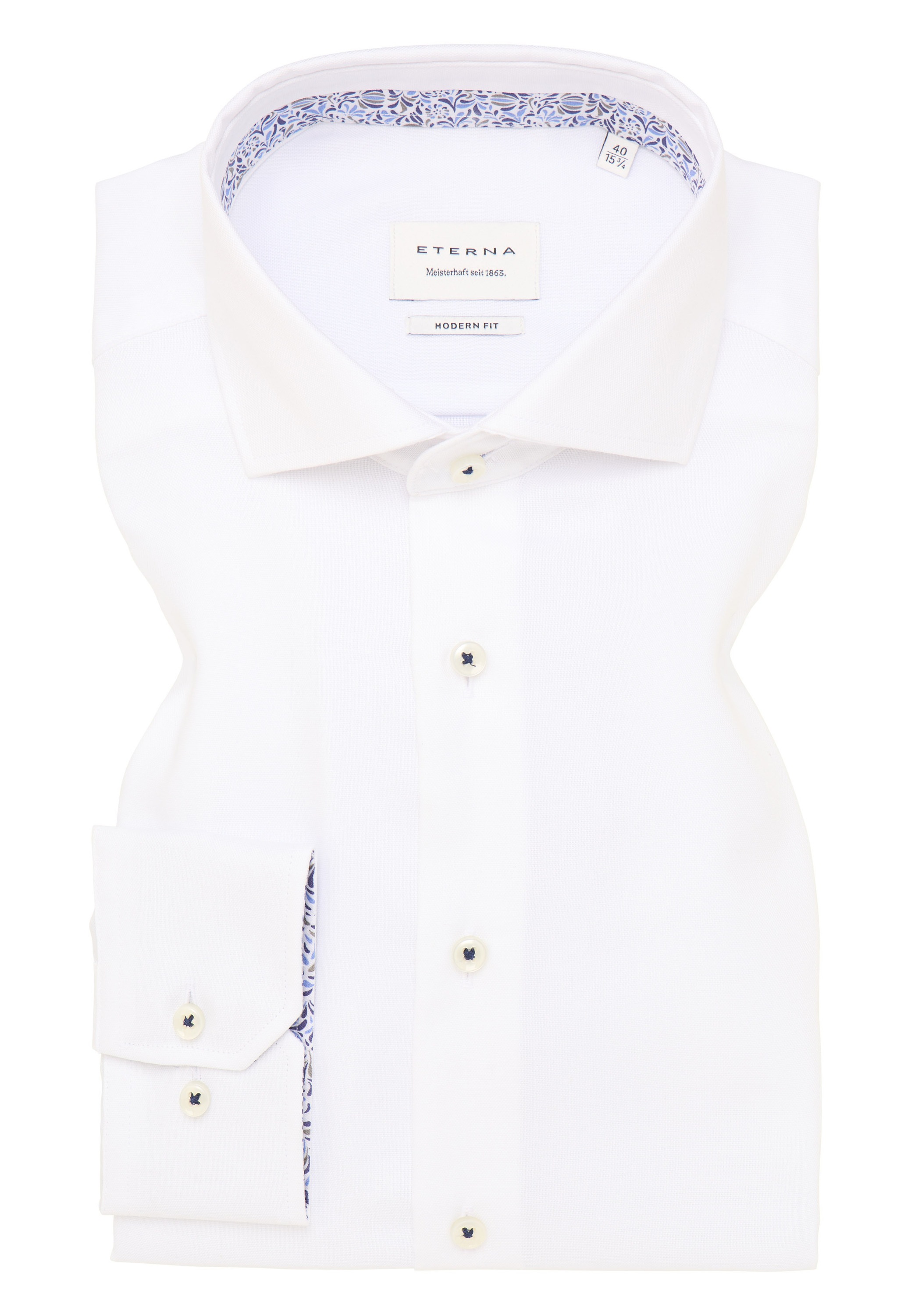 Eterna Langarmhemd »MODERN FIT«, NON IRON (bügelfrei)