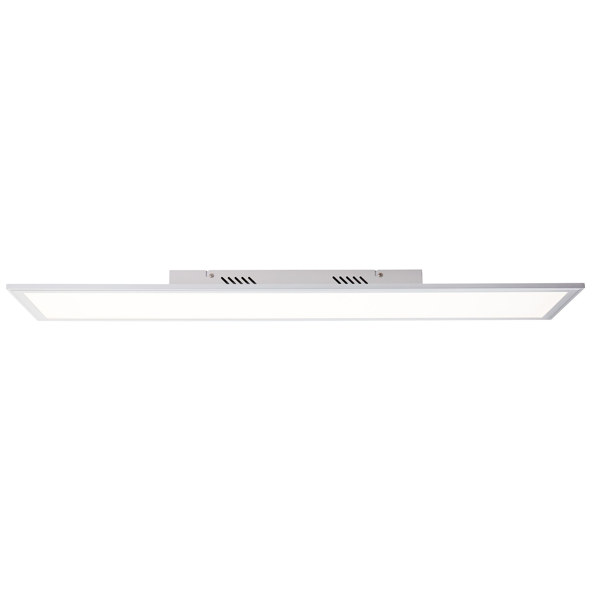 Brilliant LED Panel »Flat«, 1 flammig-flammig, 100 x 25 cm, dimmbar, CCT,  3400 lm, Fernbedienung, silberfarben bestellen | BAUR