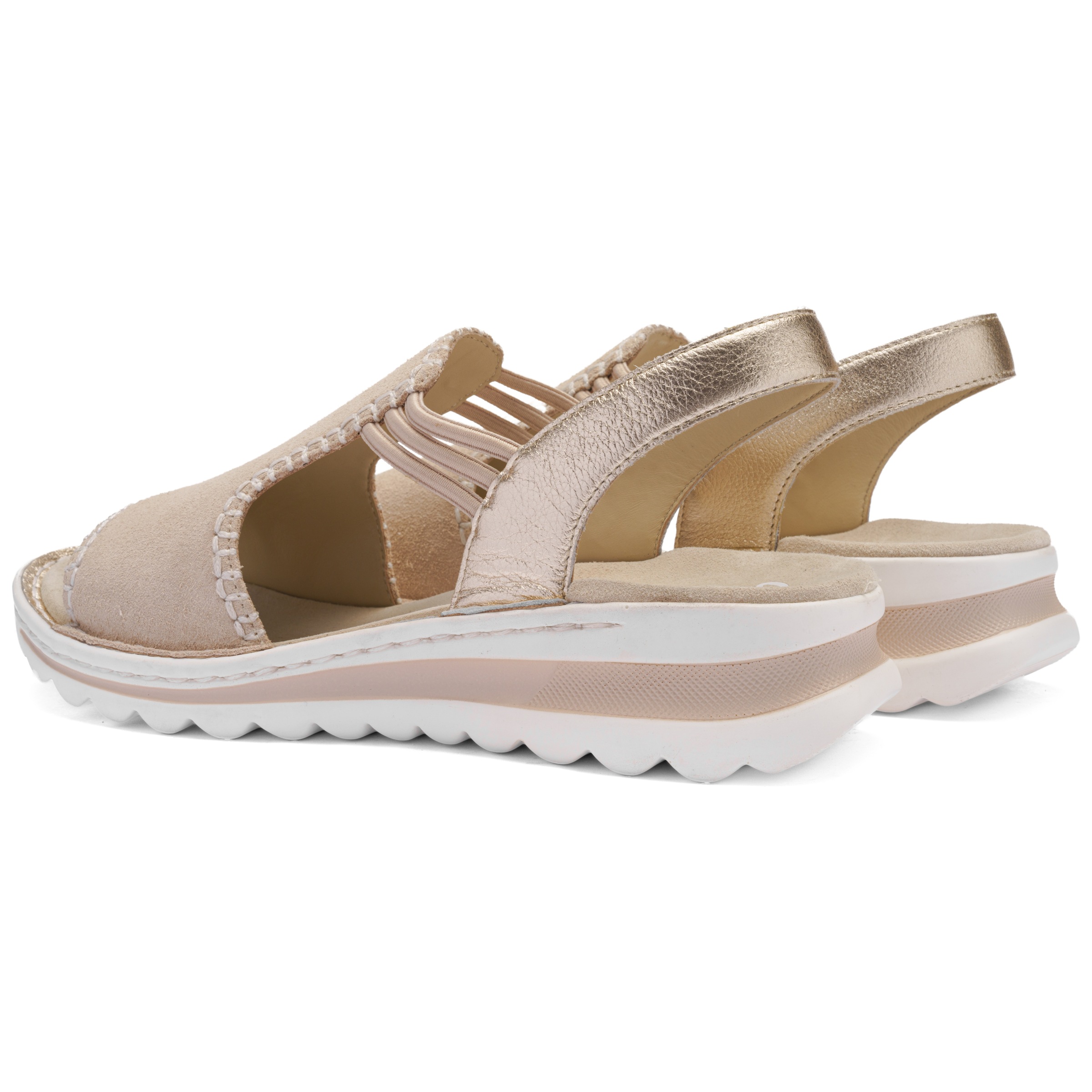 ARA Tampa Wedge Sandal Sand 40 6