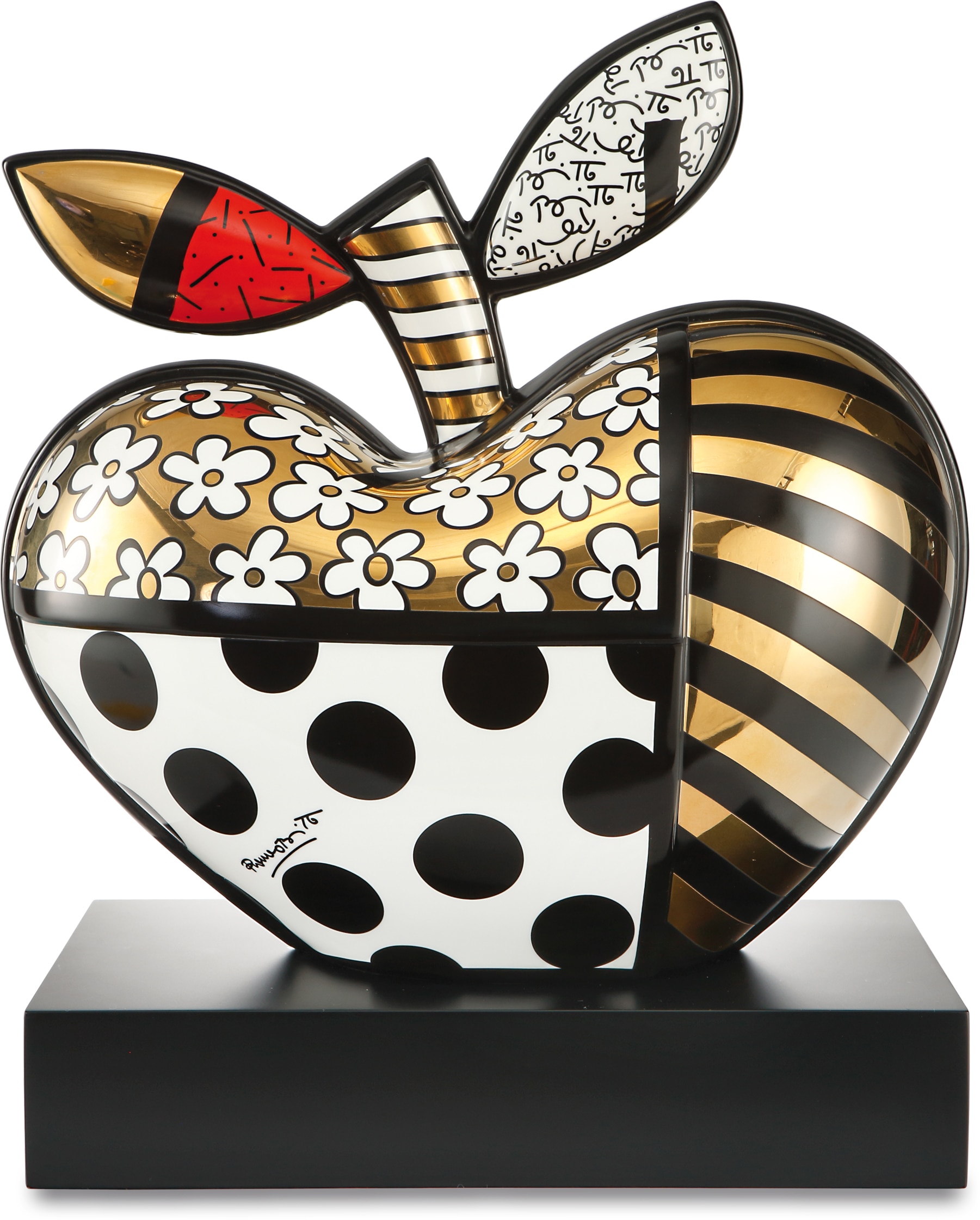 Goebel Sammelfigur "Figur Romero Britto - "Golden Big Apple""