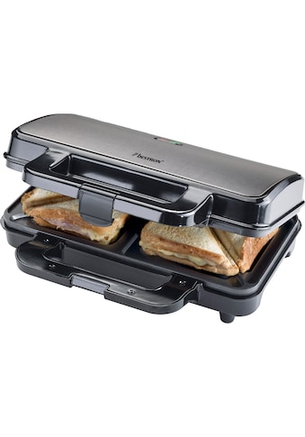 Sandwichmaker »ASM90XLTG, XL für 2 Sandwiches, Antihaftbeschichtetet«, 900 W
