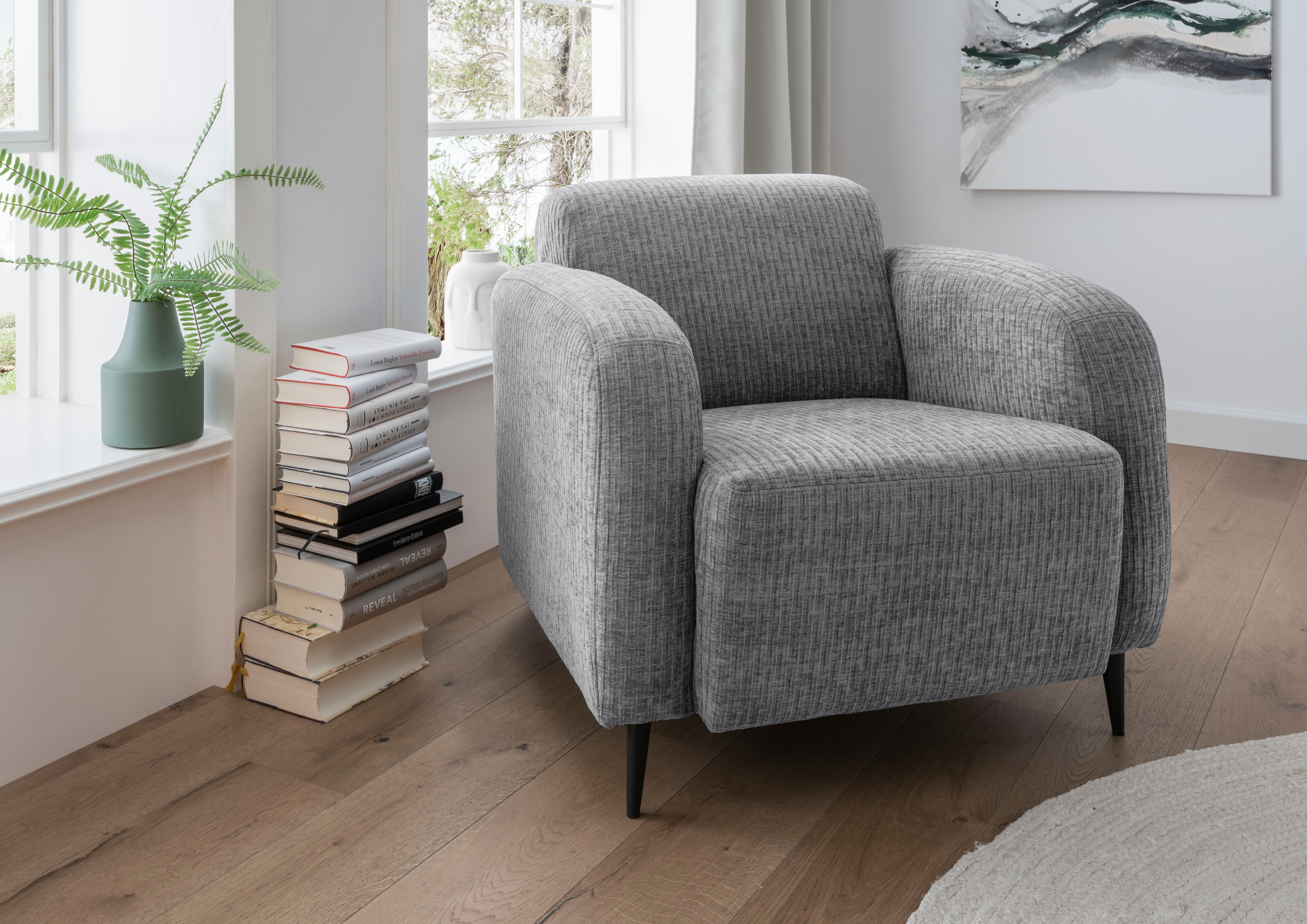 Home affaire Cocktailsessel "Marone Loungesessel, bequem, Breite 85cm, bodenfrei" auch als 2-Sitzer und 3-Sitzer erhältlich