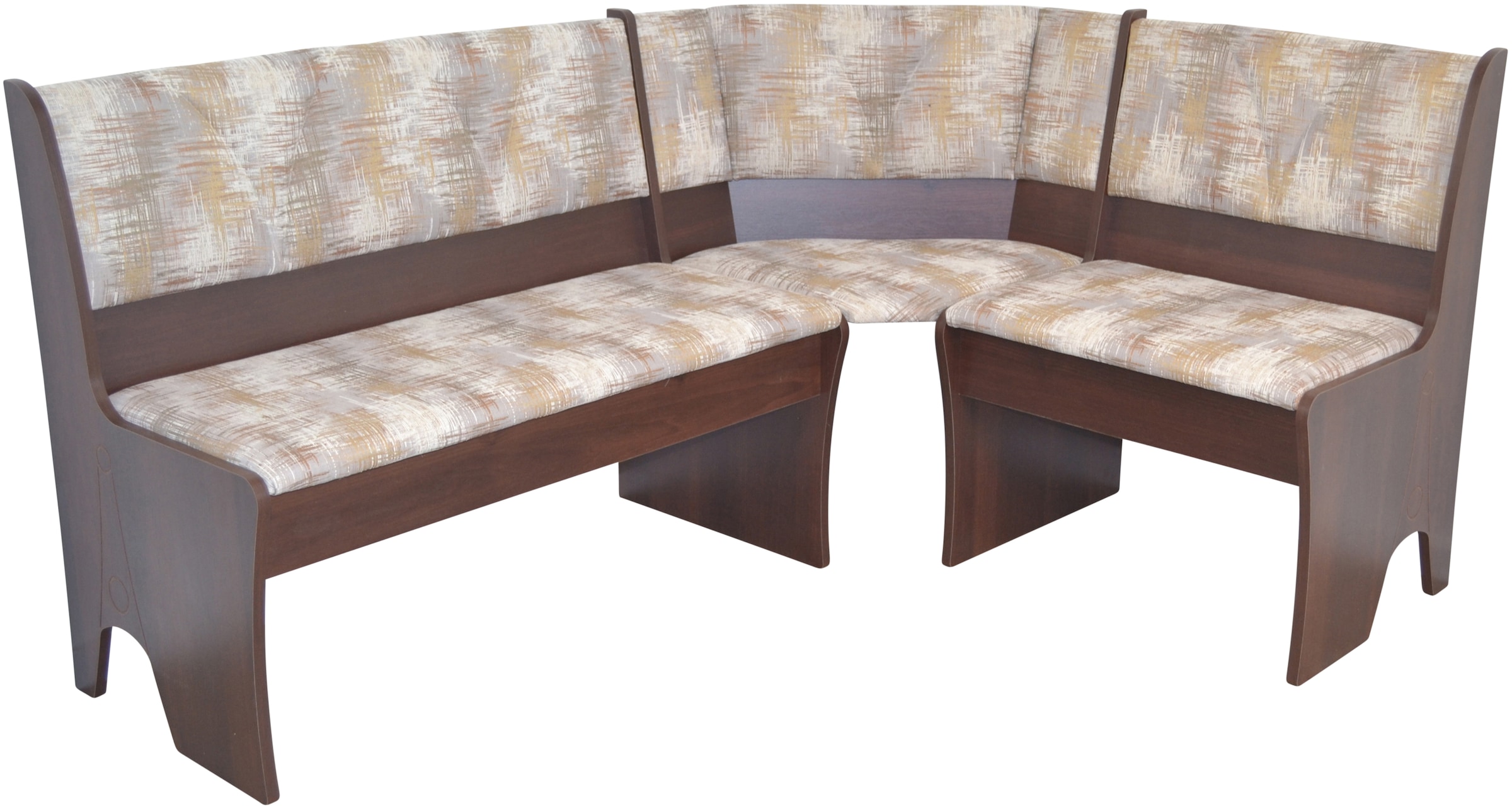 HOFMANN LIVING AND MORE Eckbankgruppe, (Spar-Set, 4 tlg., 4tlg. Set), Eckbank mit Stauraum unter den Sitzflächen