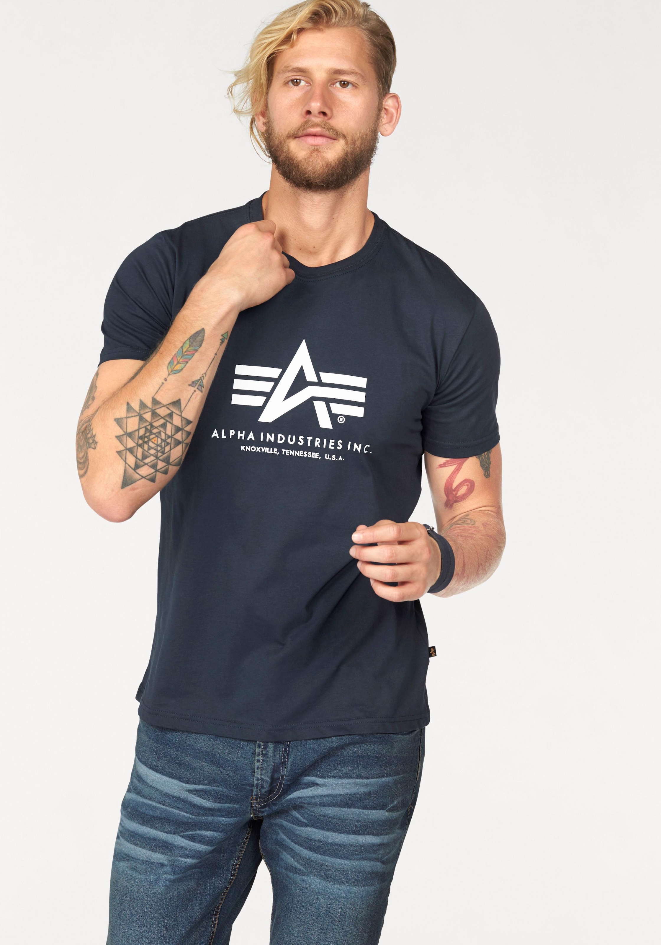 Alpha Industries T-Shirt "Basic T-Shirt" Baumwolle, regular fit günstig online kaufen