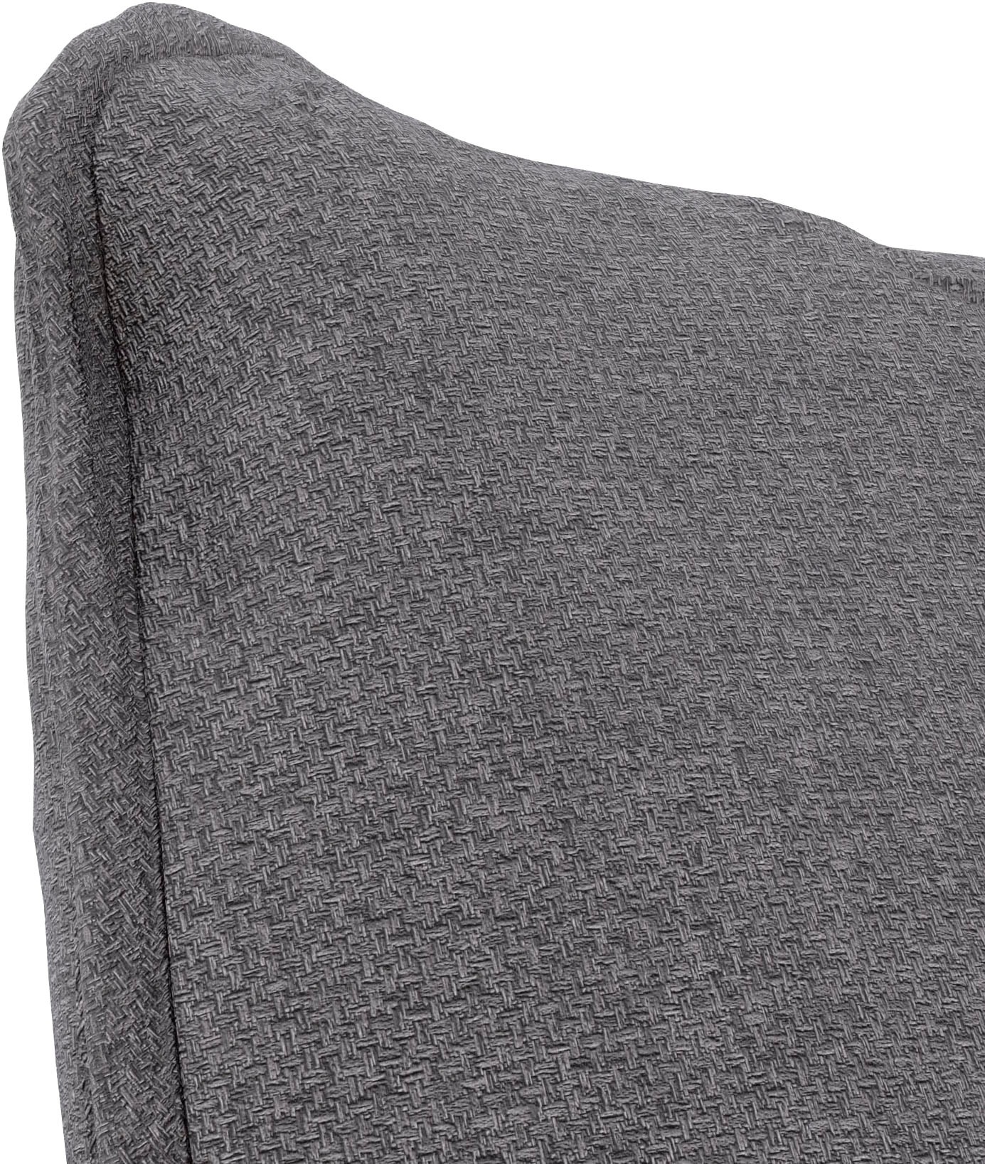 TRENDMANUFAKTUR Ecksofa »Fordon II, Schlafsofa mit Bettkasten, Couch in L-Form, Breite 250 cm«, in Struktur LUMOS, 3D-Effekt, anthrazit, Armlehne rechts