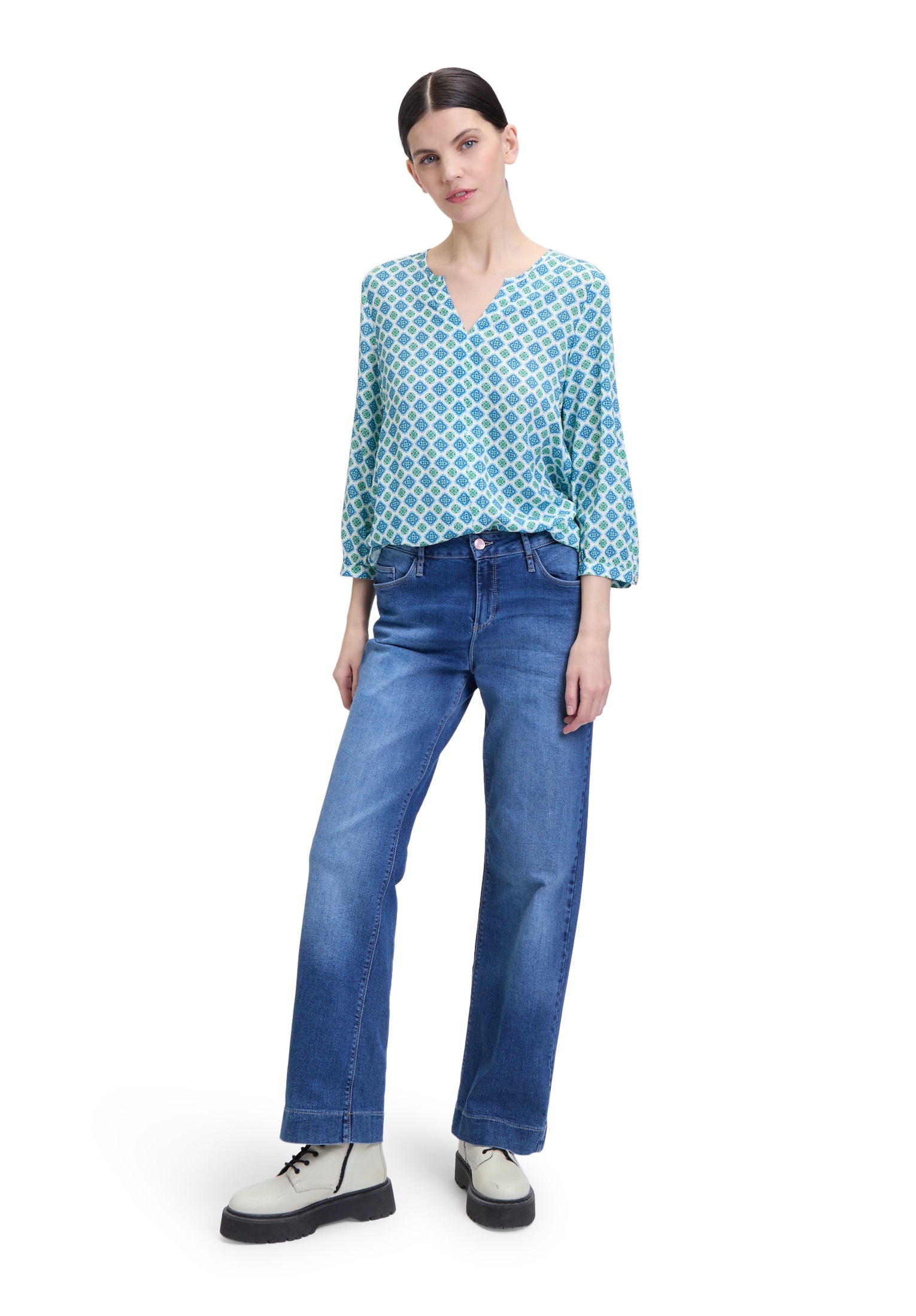 Cartoon Schlupfbluse »Cartoon Casual-Bluse mit Muster«