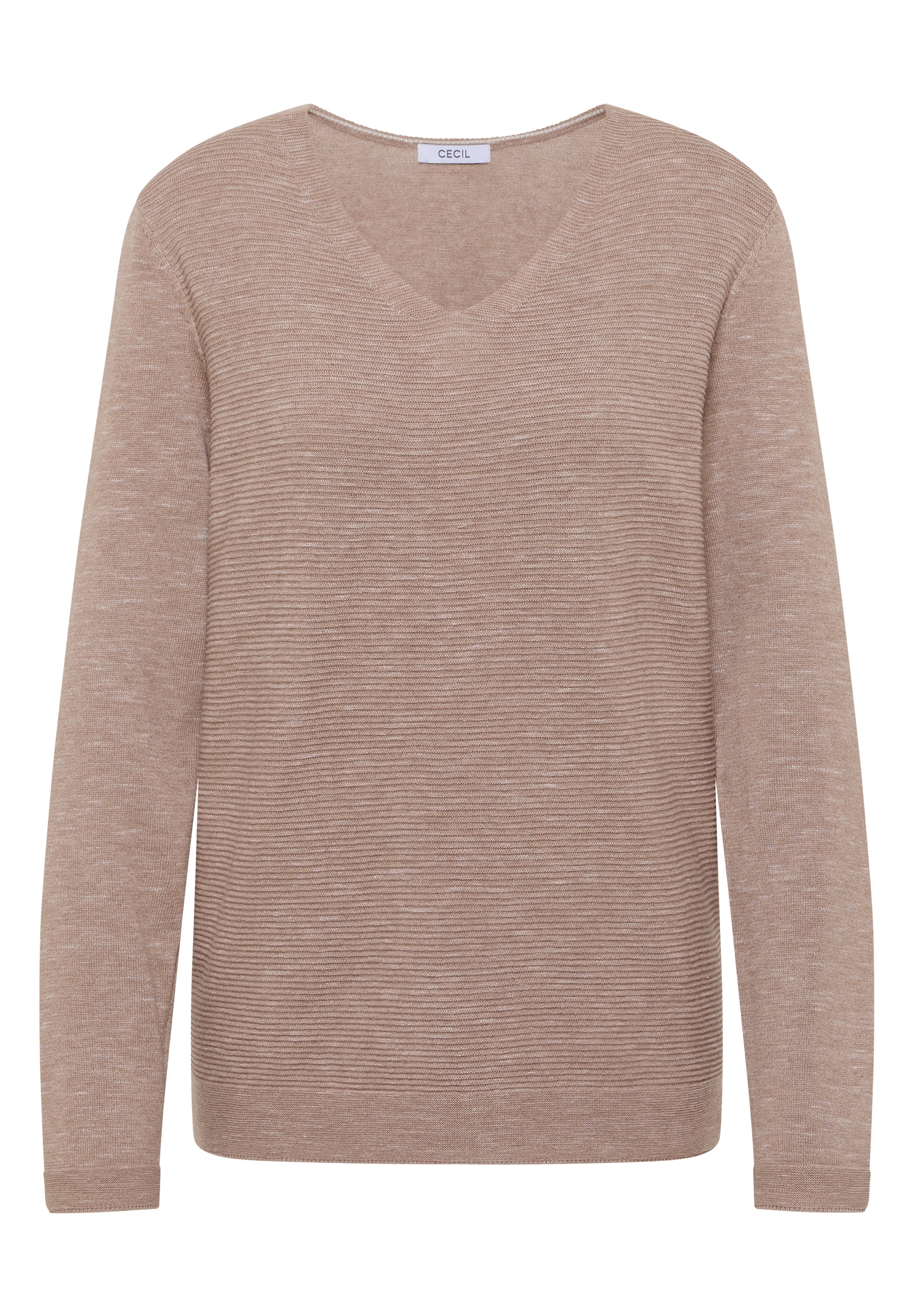 STREET ONE Strickpullover, im Melange Look
