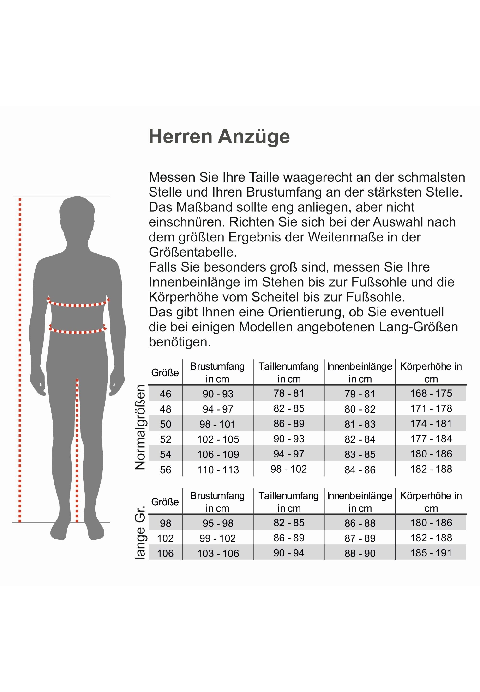 SteffenKlein Anzug »SteffenKlein Anzug« regular fit mit Nadelstreifen
