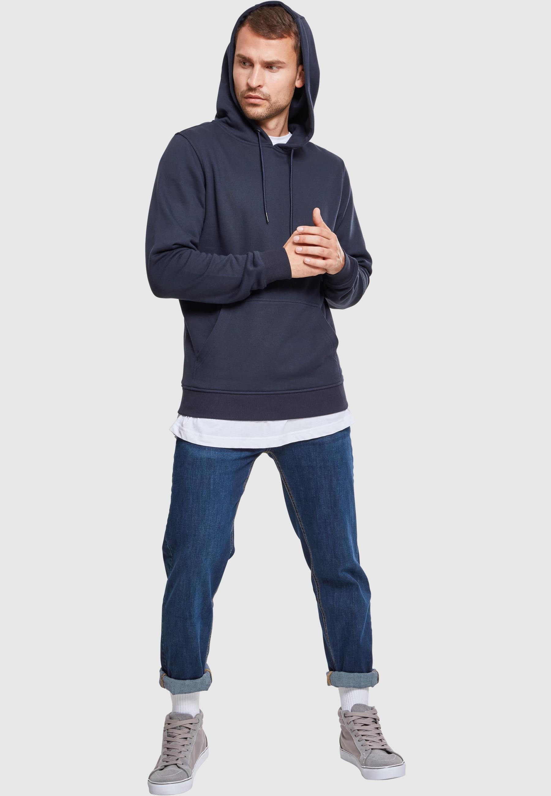 URBAN CLASSICS Sweatshirt »Urban Classics Herren Basic Sweat Hoody«, (1 tlg.)
