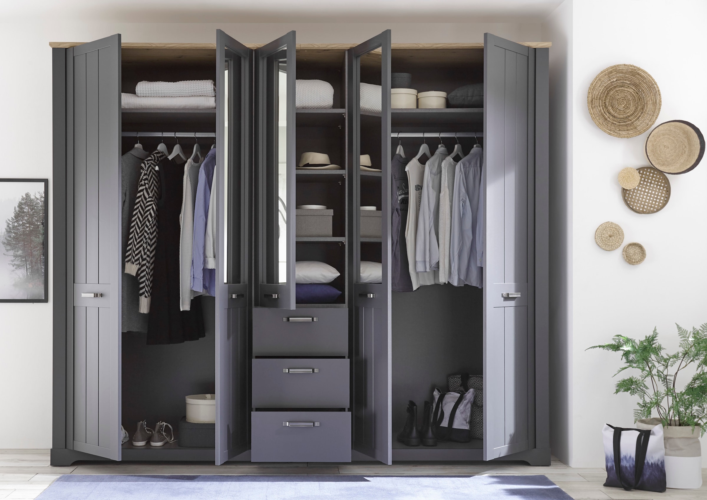 Schlafkontor Kleiderschrank »Elastir«, im Landhausstil