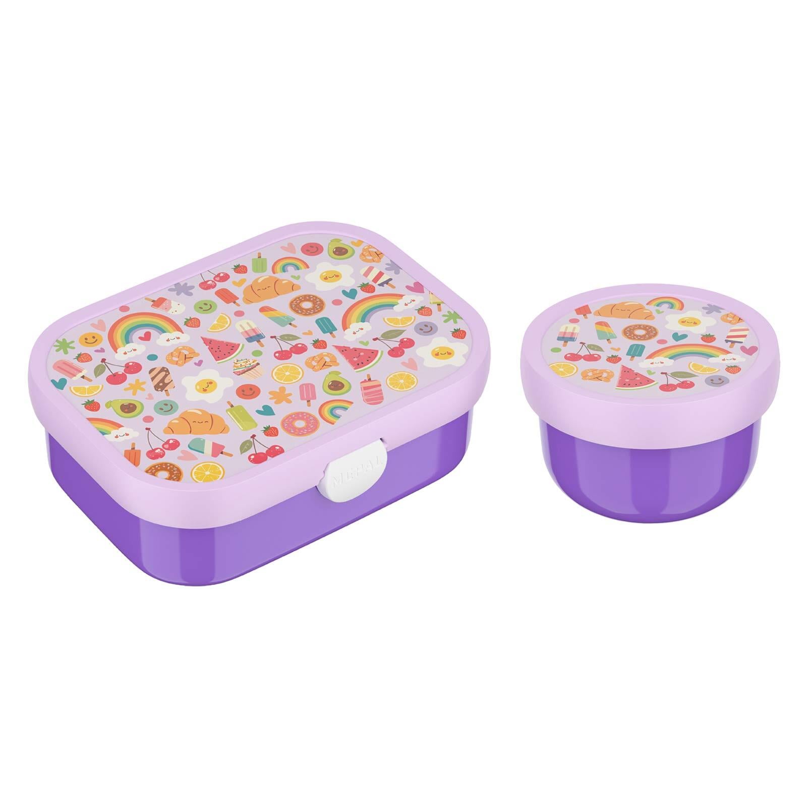 Mepal Lunchbox "Obst- und Bentobox Campus (2025) 300 & 750 ml 2er Set" Spülmaschinengeeignet