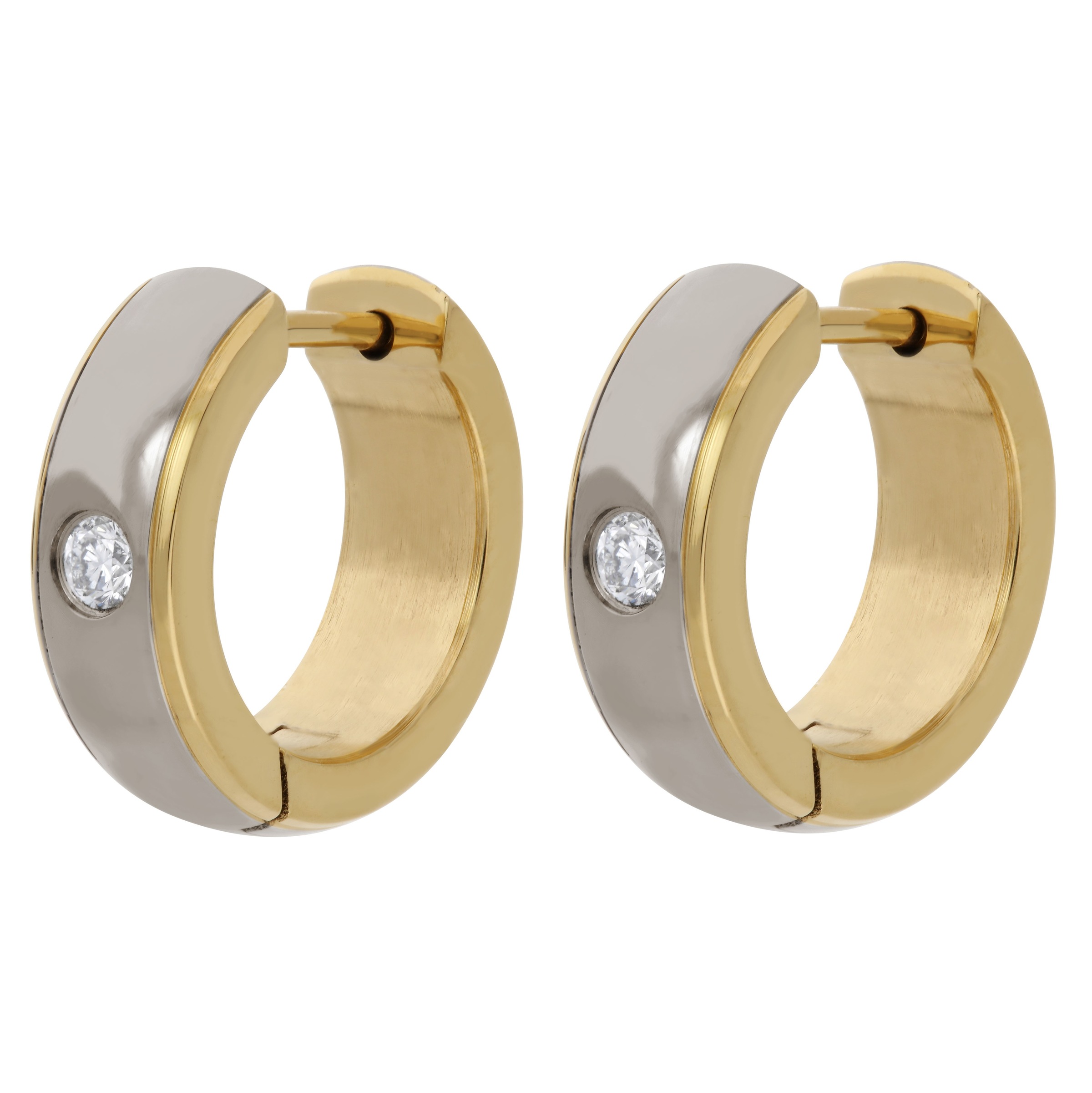 TITANIA Paar Creolen »Titancreolen« mit Lab Grown Diamonds