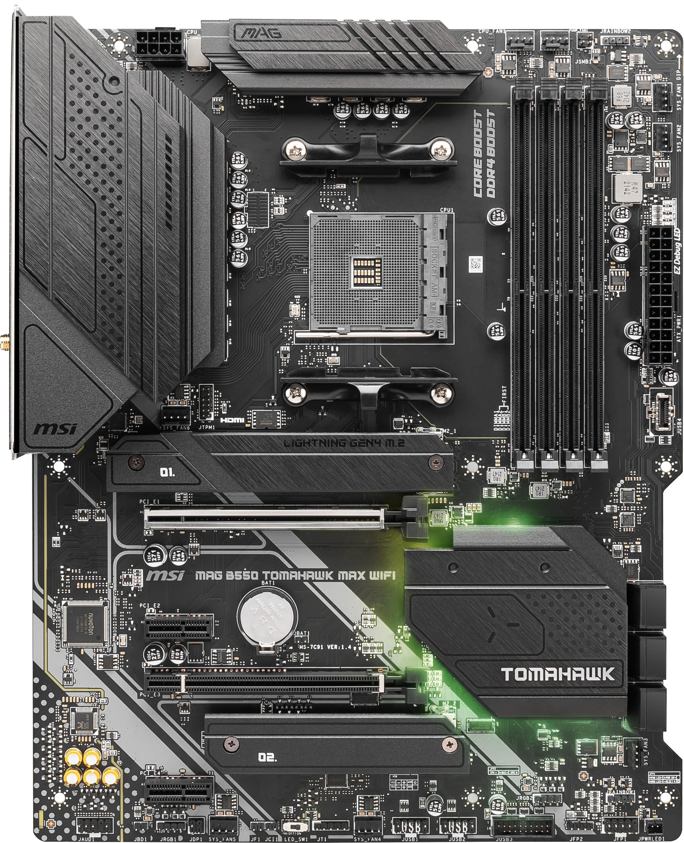 MSI Mainboard »MAG B550 TOMAHAWK MAX WIFI«